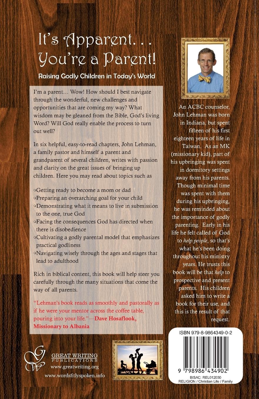 Rückseitencover It's Apparent . . . You're A Parent