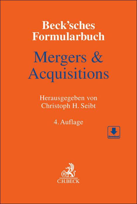 Vorderes Coverbild Beck'sches Formularbuch Mergers & Acquisitions