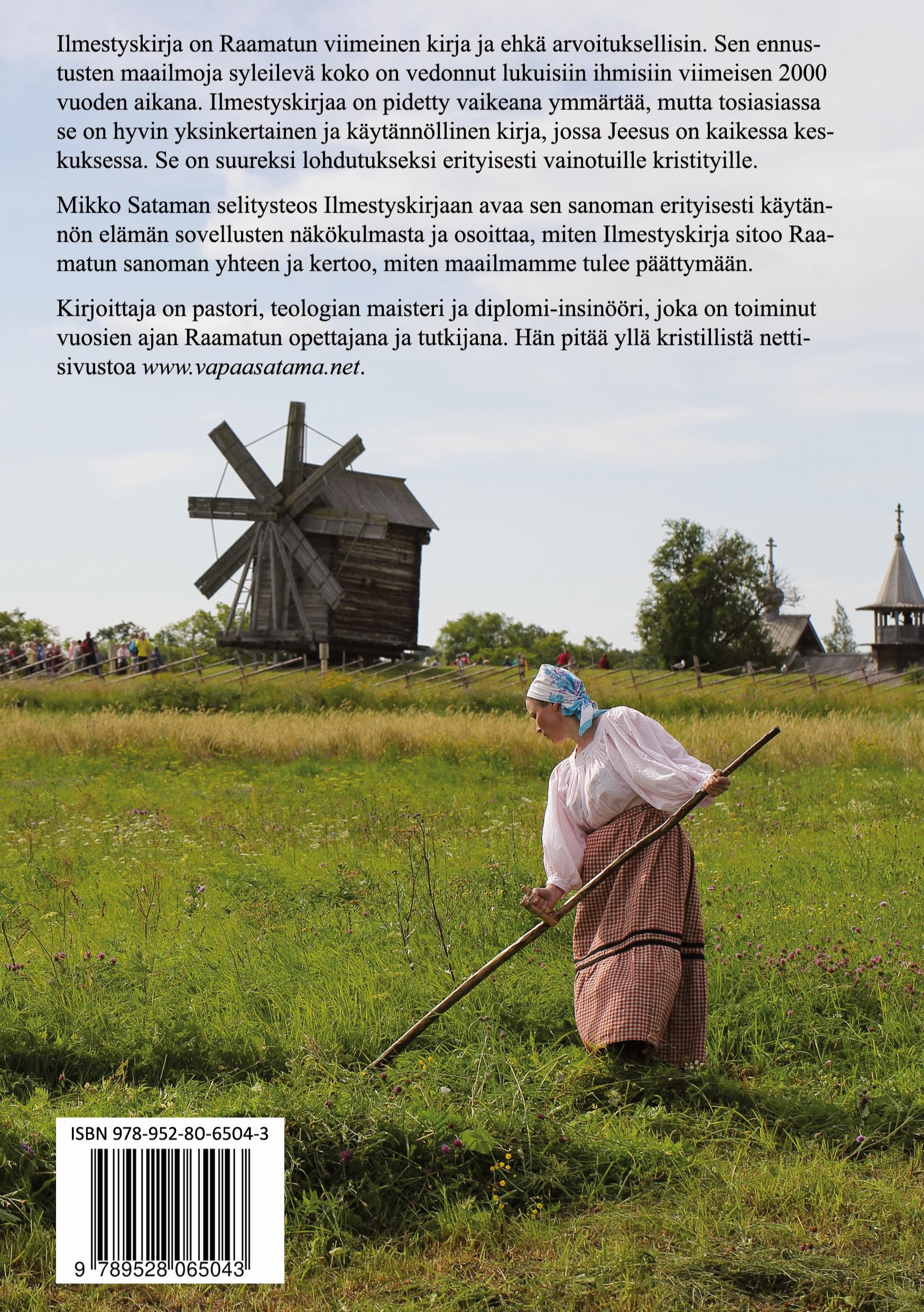 Rückseitencover Ilmestyskirja avautuu