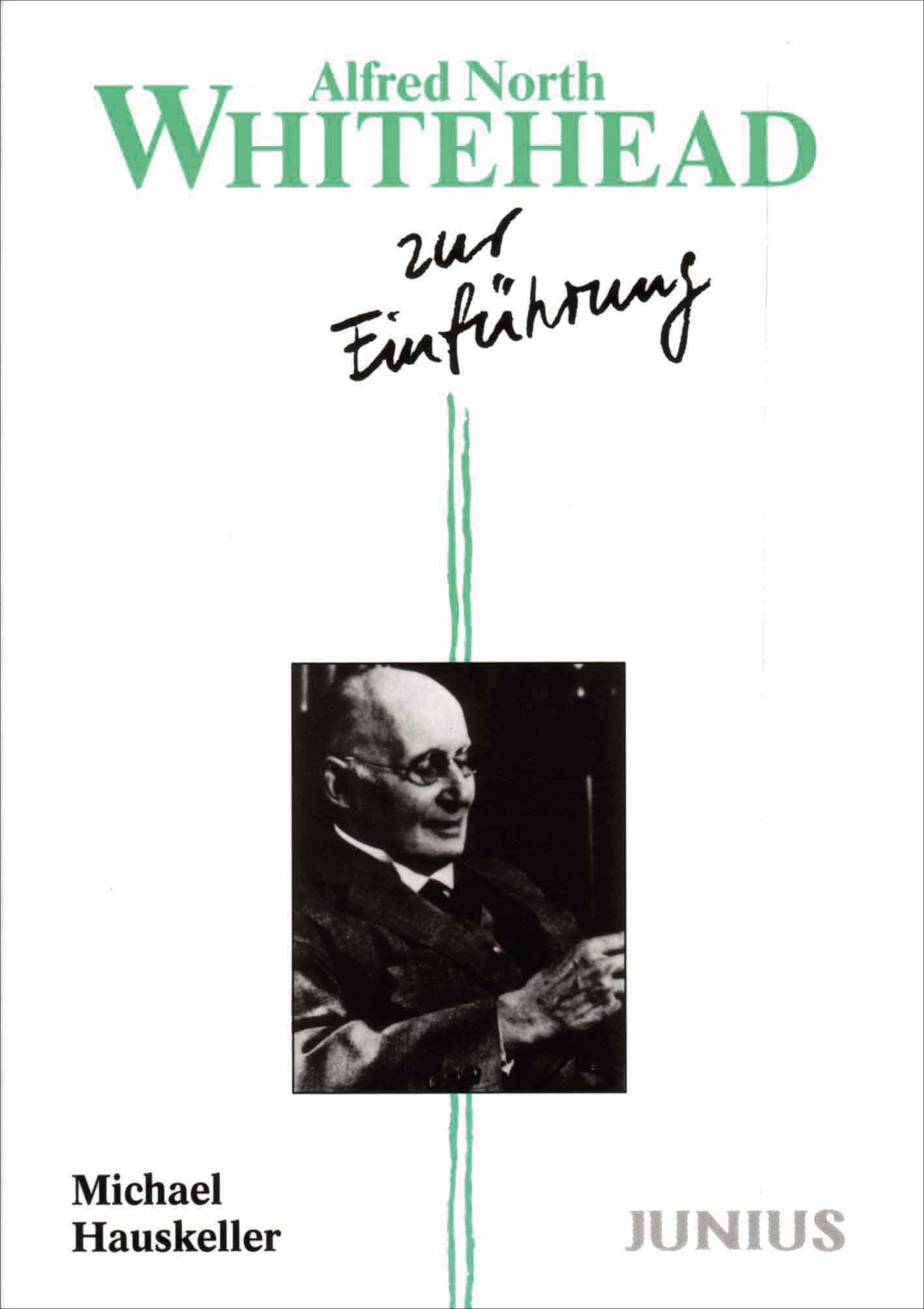 Vorderes Coverbild Alfred North Whitehead zur Einführung