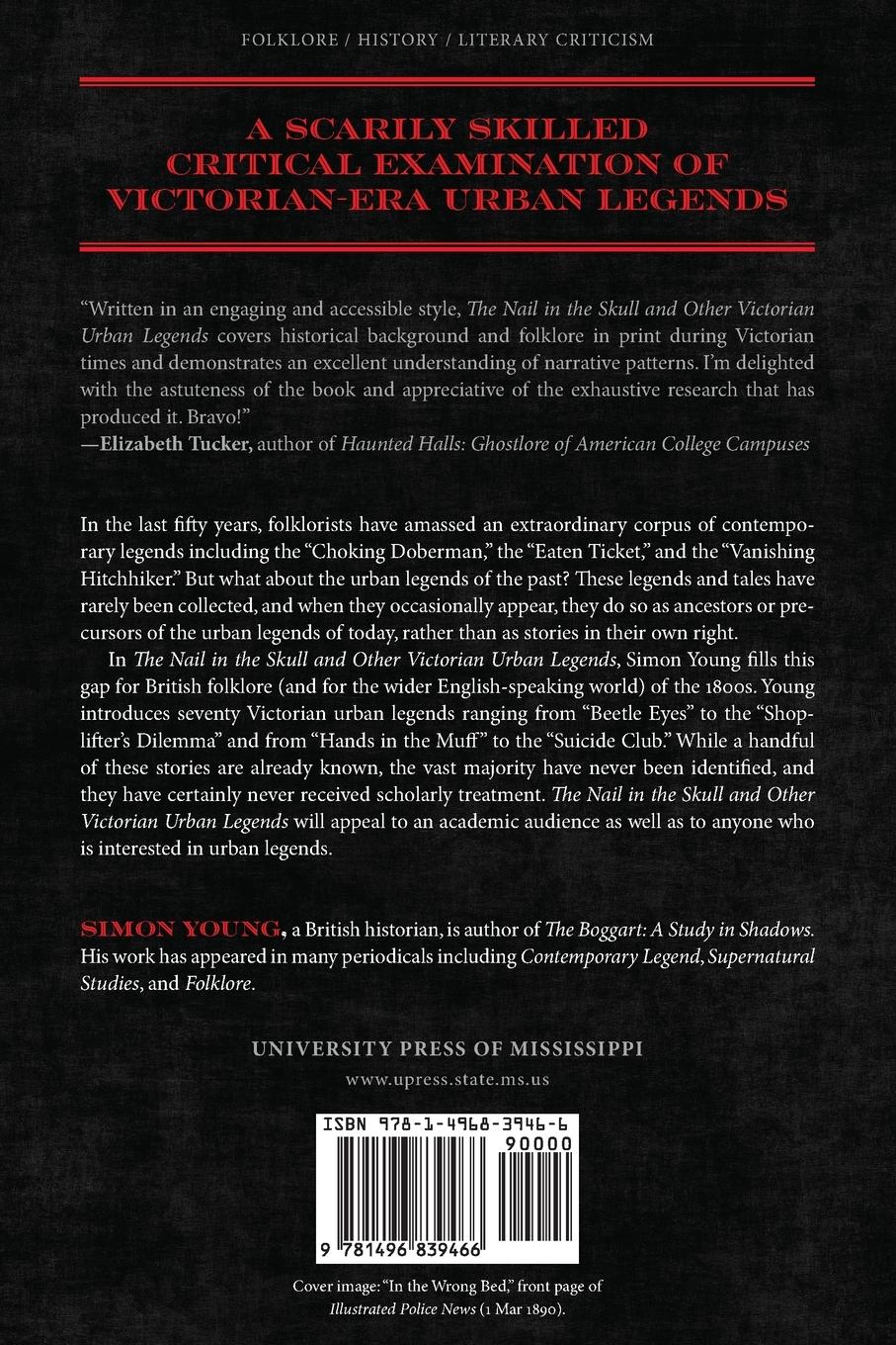 Rückseitencover Nail in the Skull and Other Victorian Urban Legends