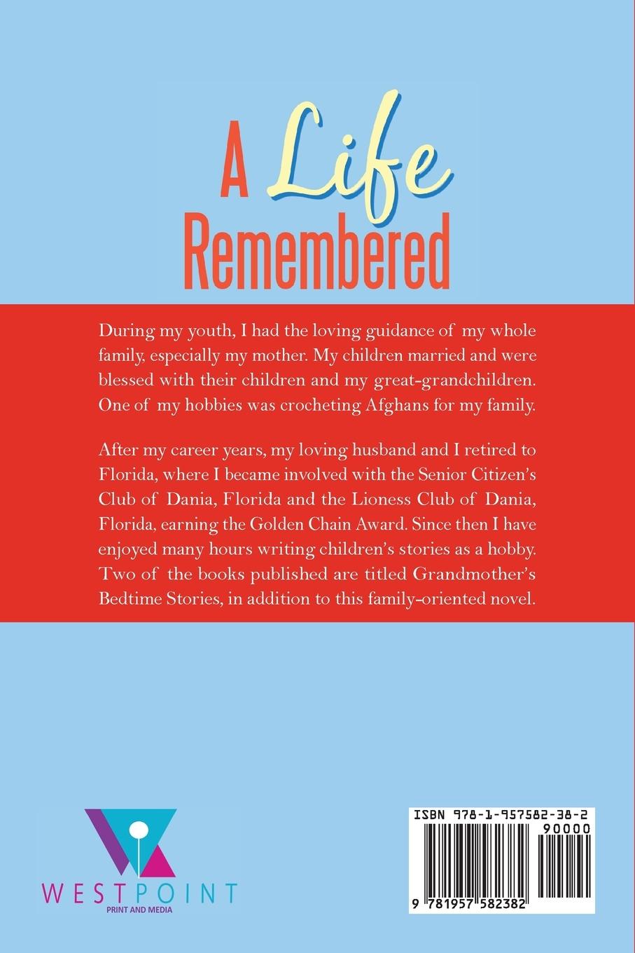 Rückseitencover A Life Remembered