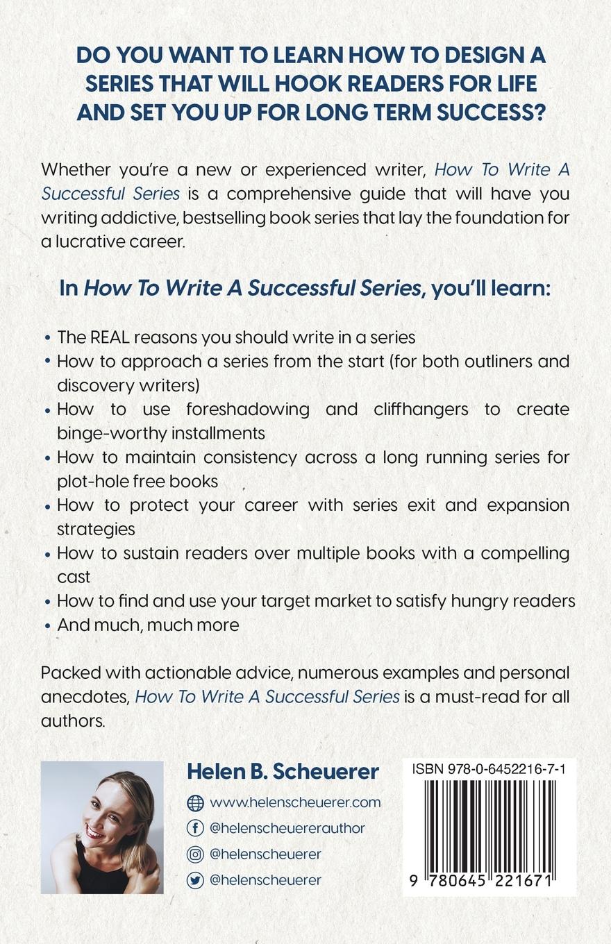 Rückseitencover How To Write A Successful Series