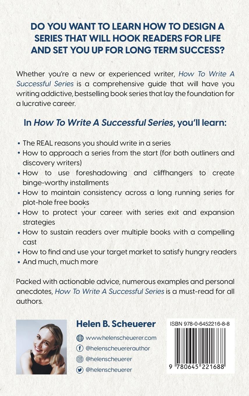 Rückseitencover How To Write A Successful Series