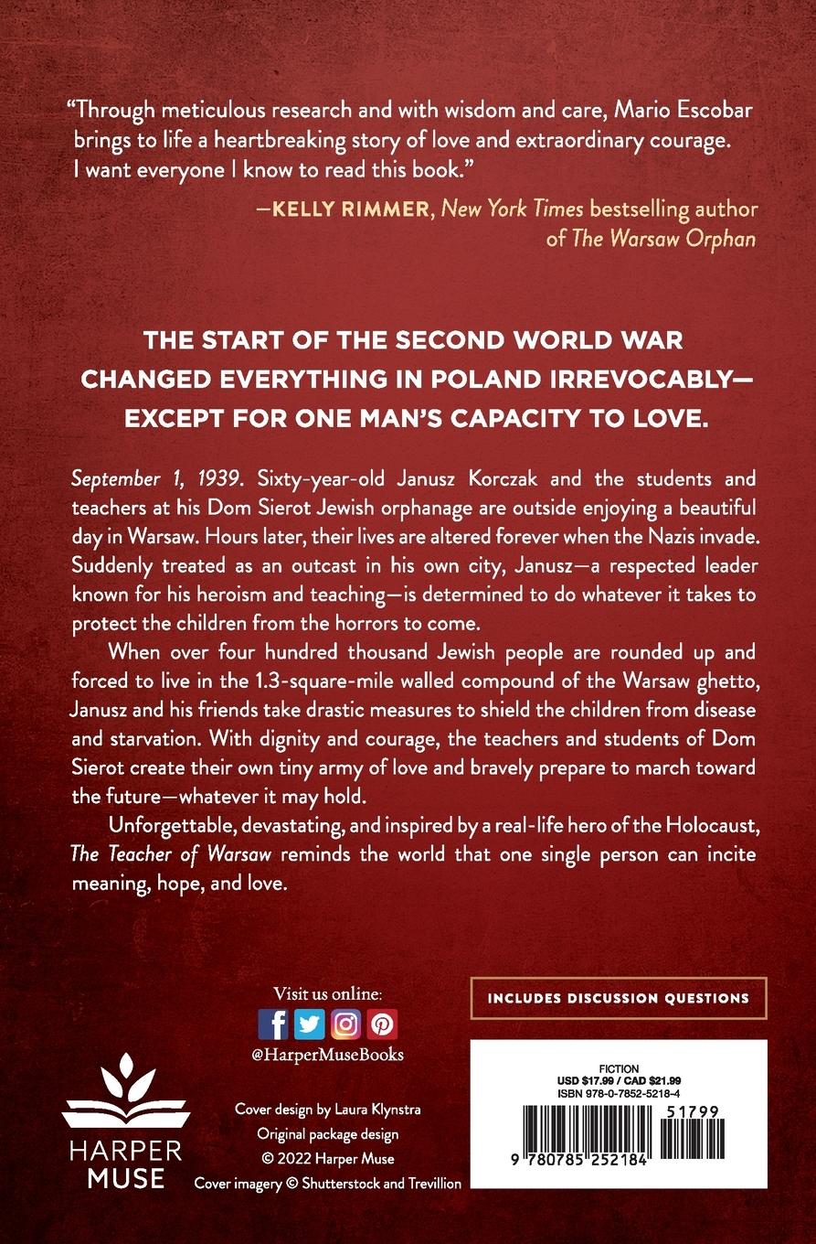 Rückseitencover The Teacher of Warsaw