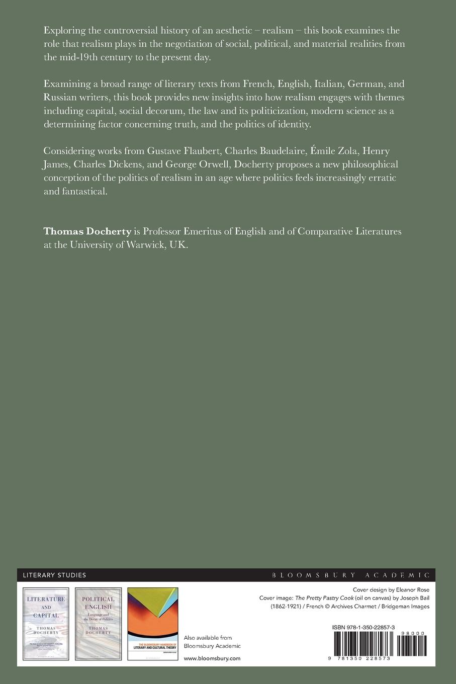 Rückseitencover The Politics of Realism