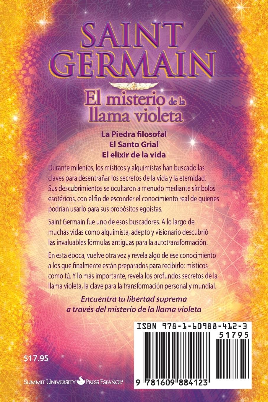 Rückseitencover Saint Germain El misterio de la llama violeta