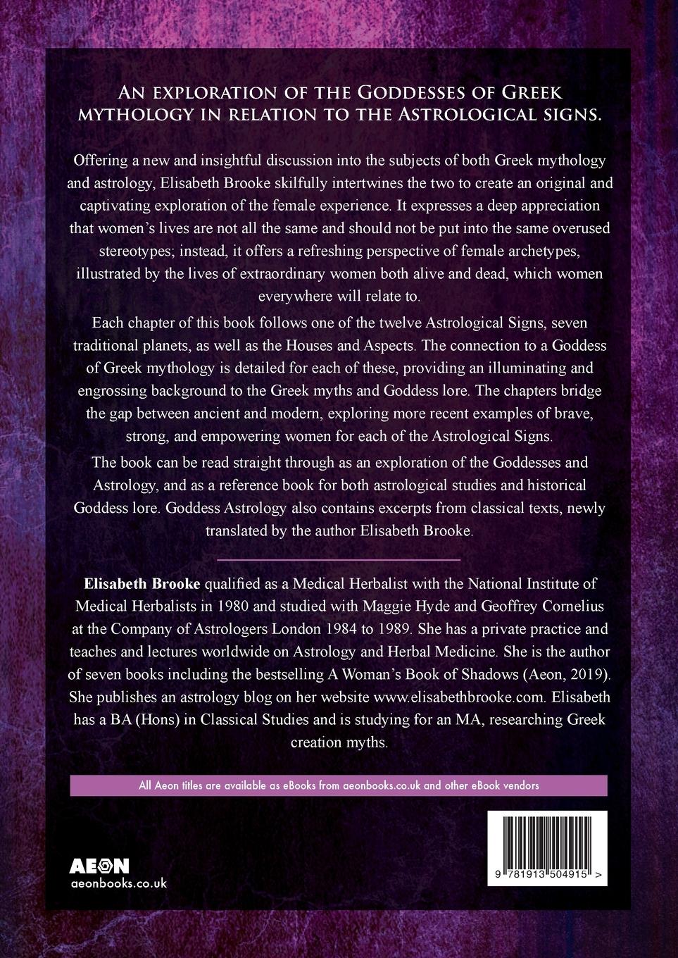 Rückseitencover Goddess Astrology