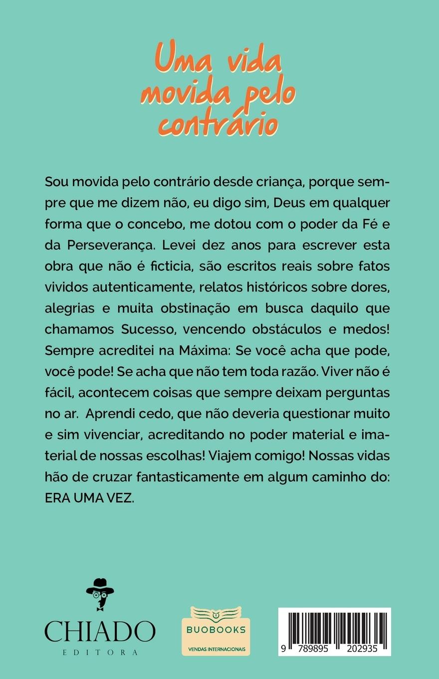 Rückseitencover Uma Vida Movida Pelo Contrário
