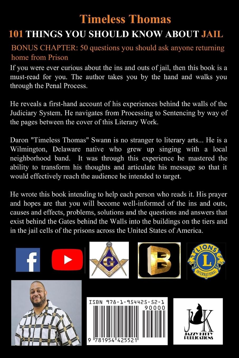 Rückseitencover 101 Things You Should Know About Jail