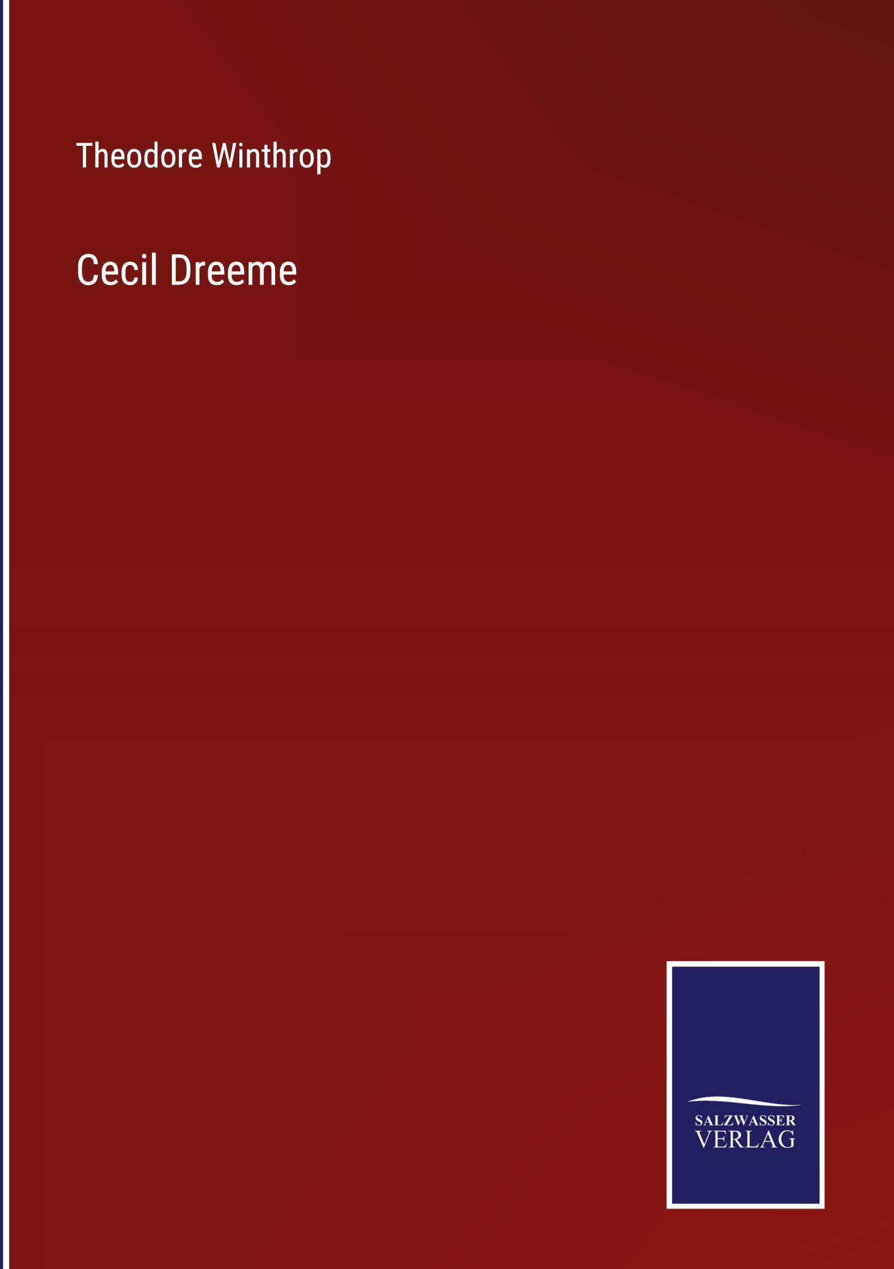 Vorderes Coverbild Cecil Dreeme