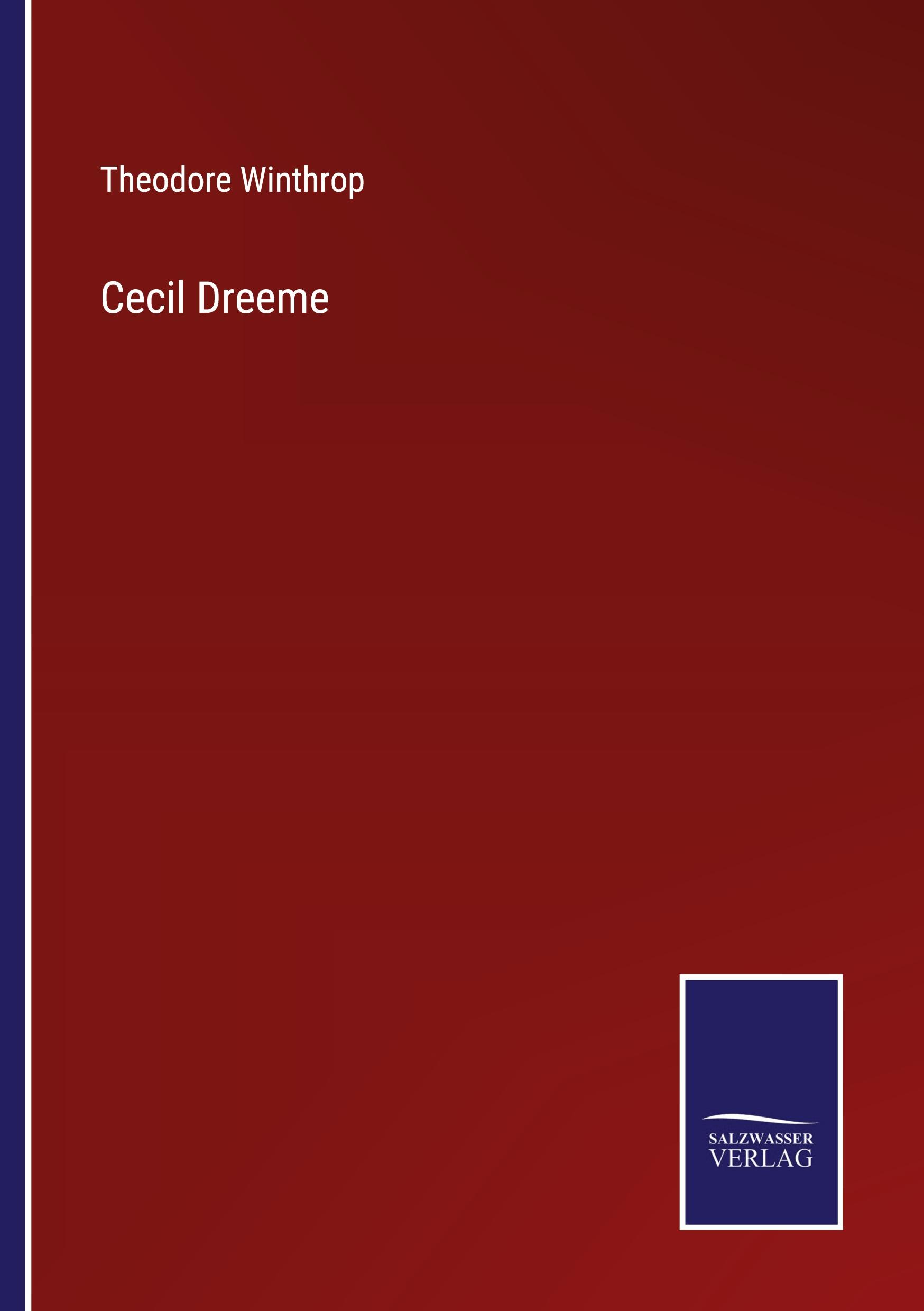 Vorderes Coverbild Cecil Dreeme