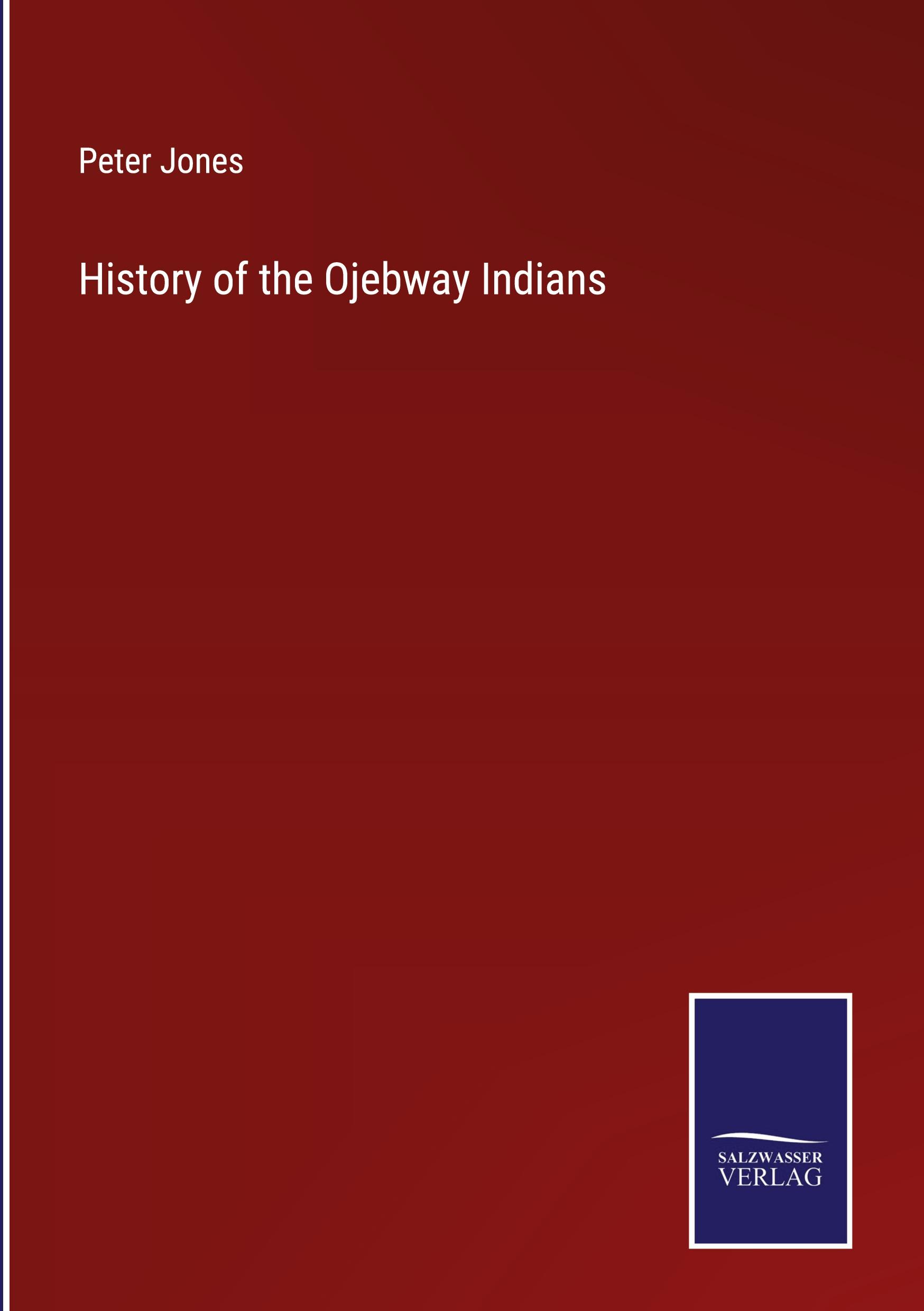 Vorderes Coverbild History of the Ojebway Indians
