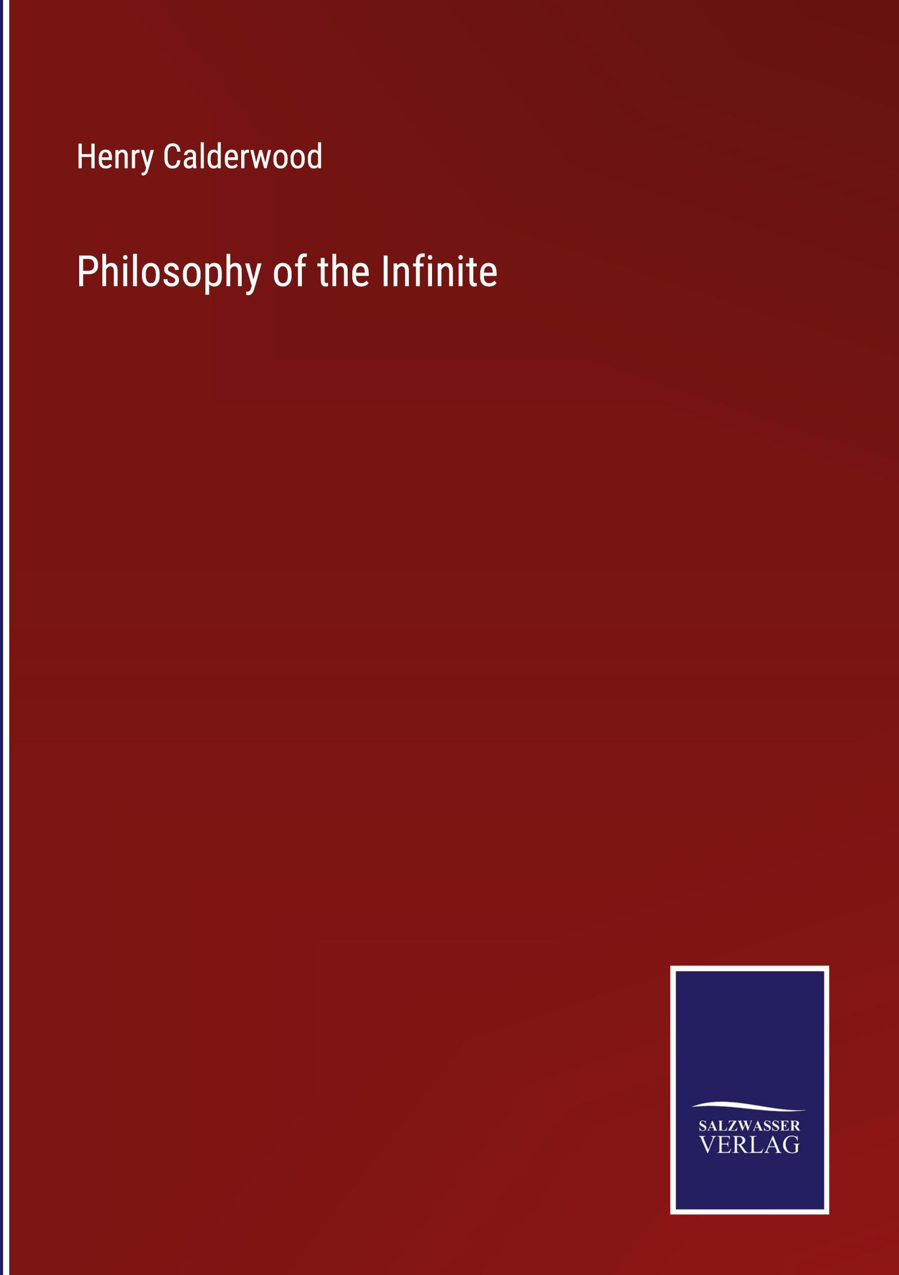 Vorderes Coverbild Philosophy of the Infinite