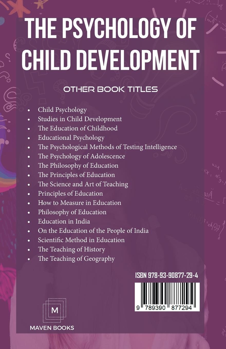 Rückseitencover The Psychology of Child Development