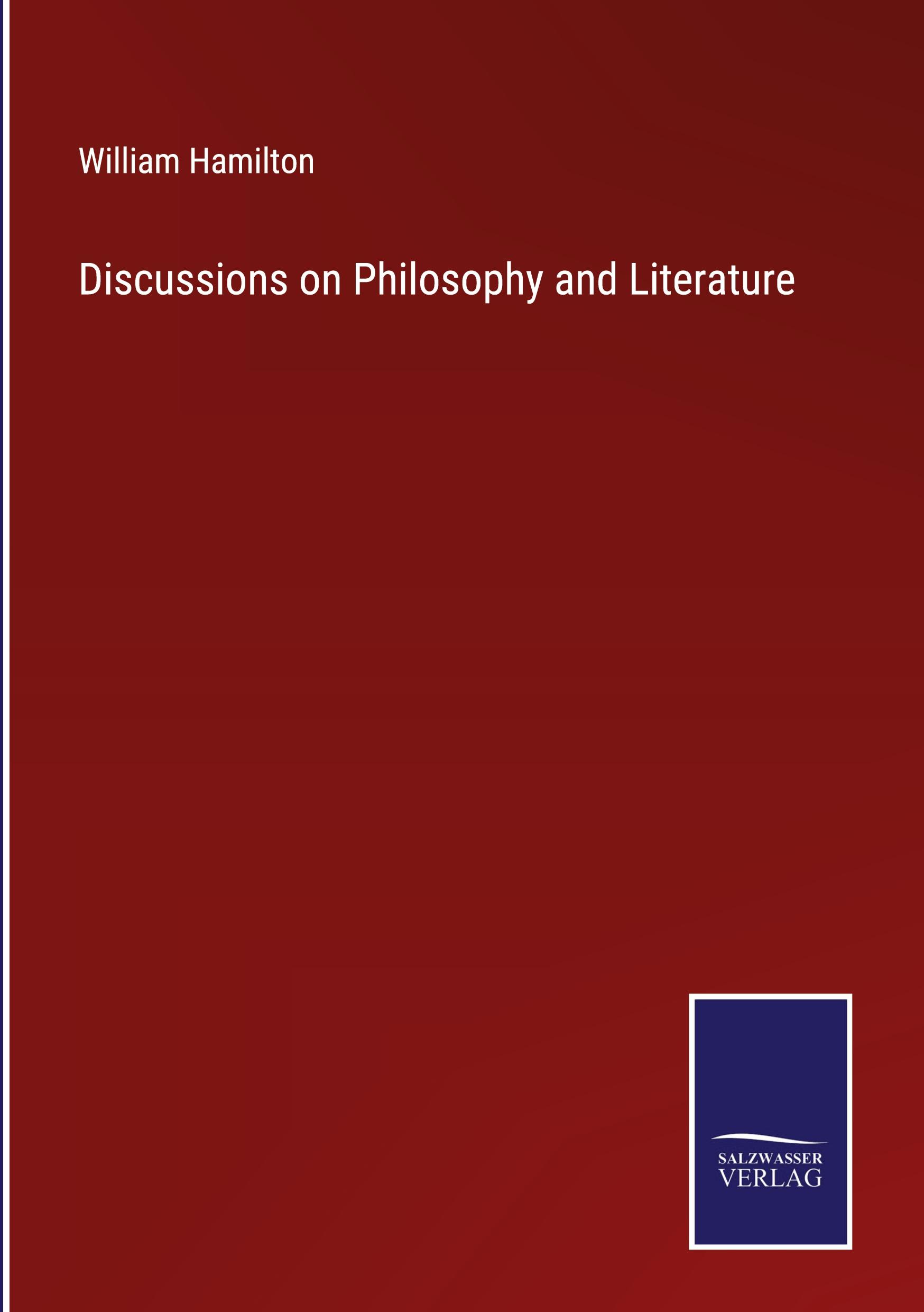 Vorderes Coverbild Discussions on Philosophy and Literature