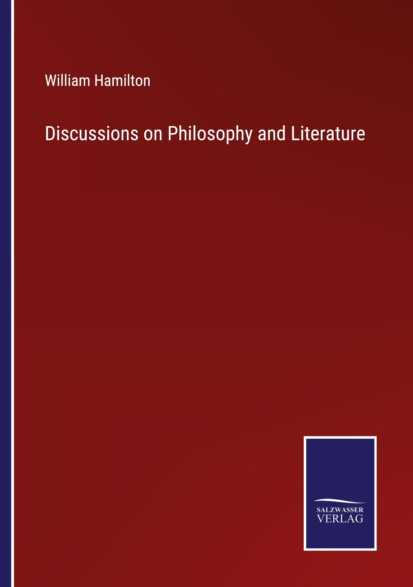 Vorderes Coverbild Discussions on Philosophy and Literature