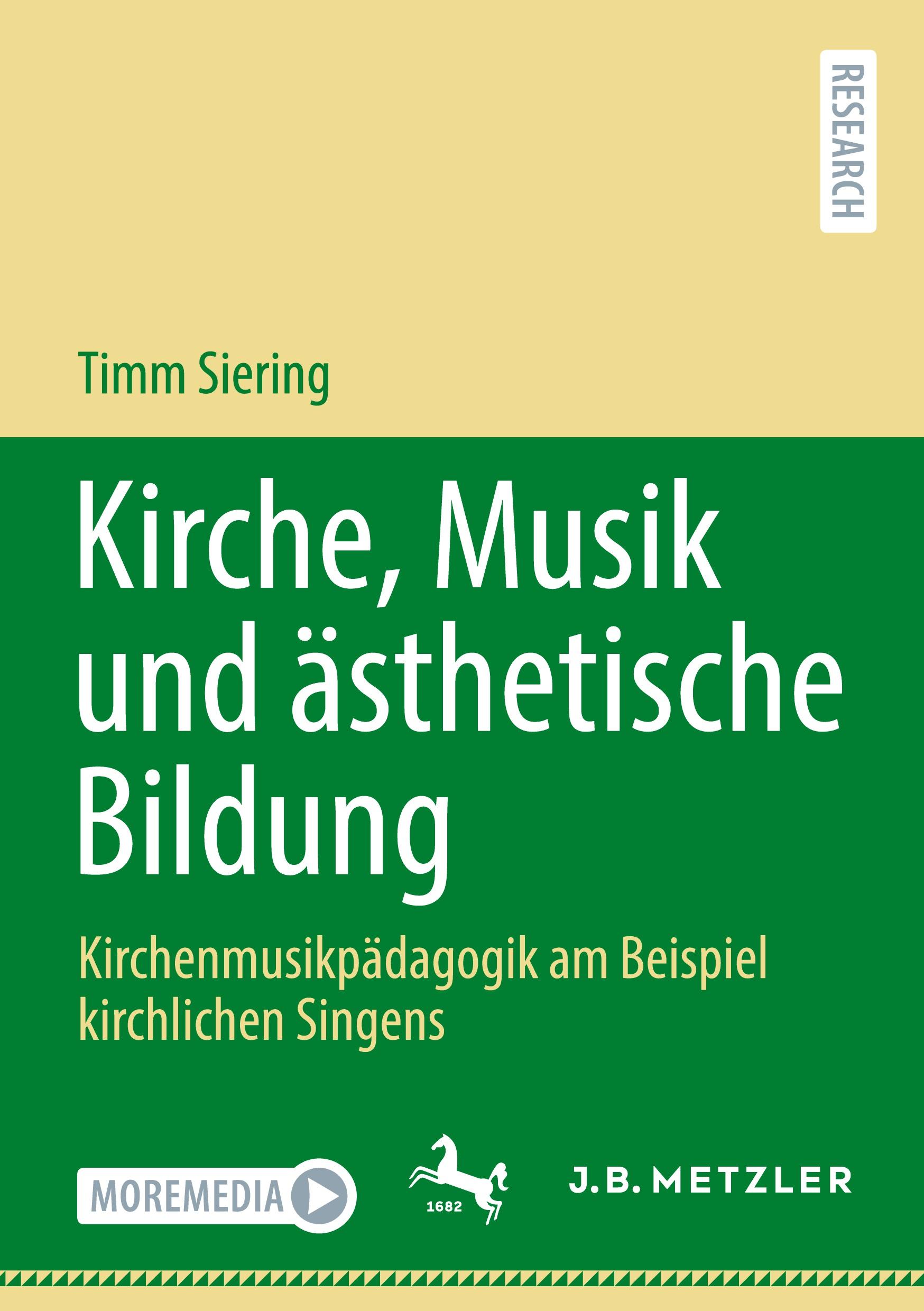 Vorderes Coverbild Kirche, Musik und ästhetische Bildung