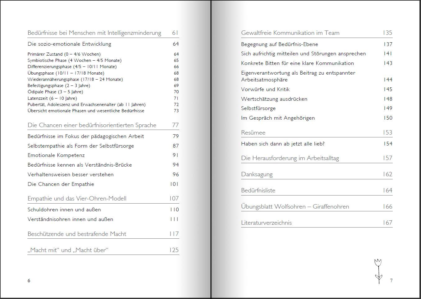 Beispielinhalt (Bild) Gewaltfreie Kommunikation bei Menschen mit Behinderung: GFK als Basis für bedürfnisorientierte Begleitung
