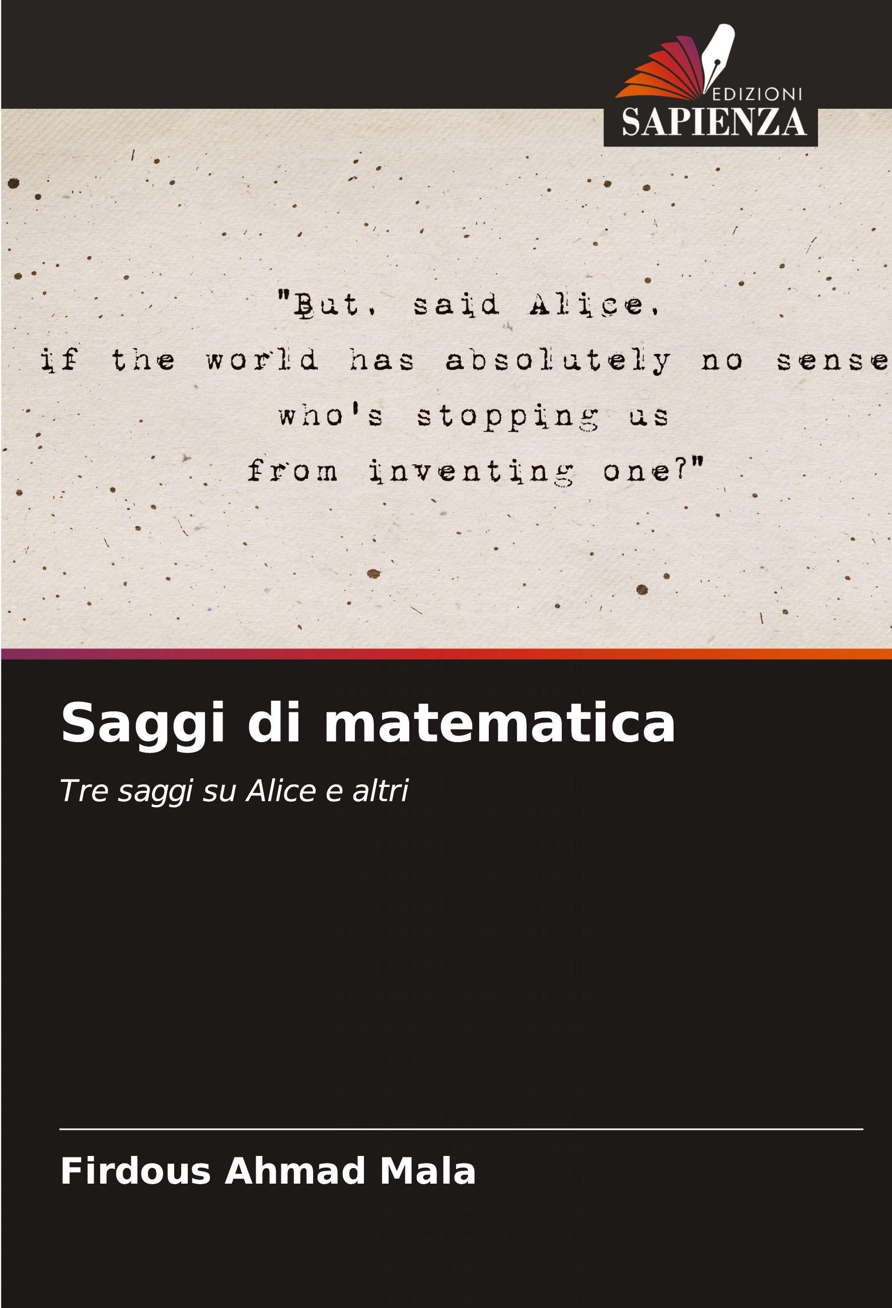 Vorderes Coverbild Saggi di matematica