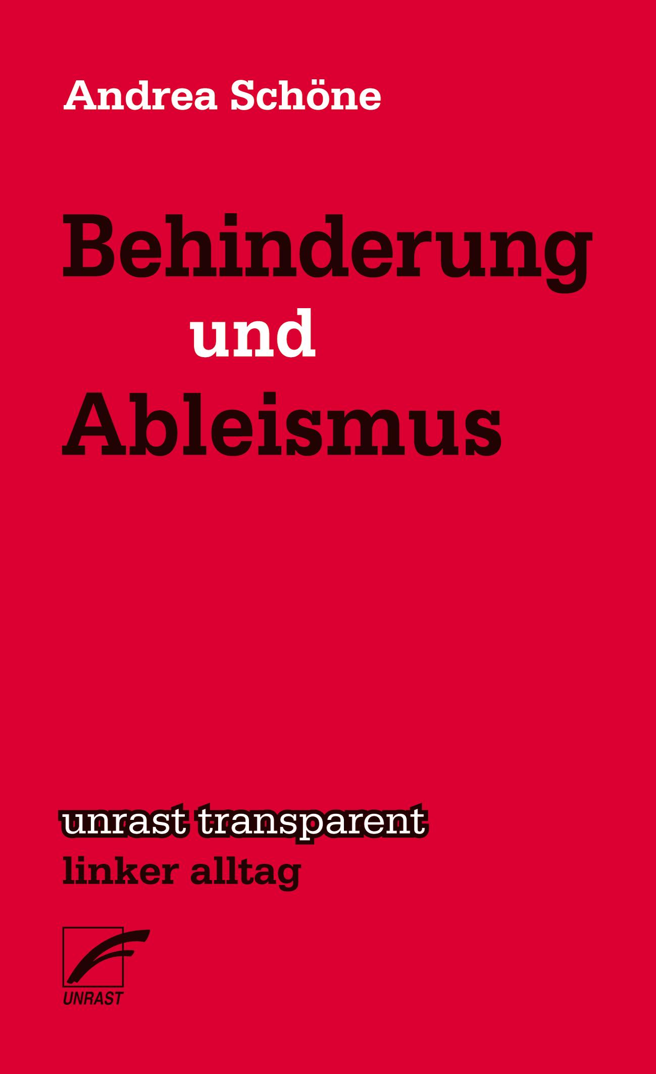 Vorderes Coverbild Behinderung & Ableismus
