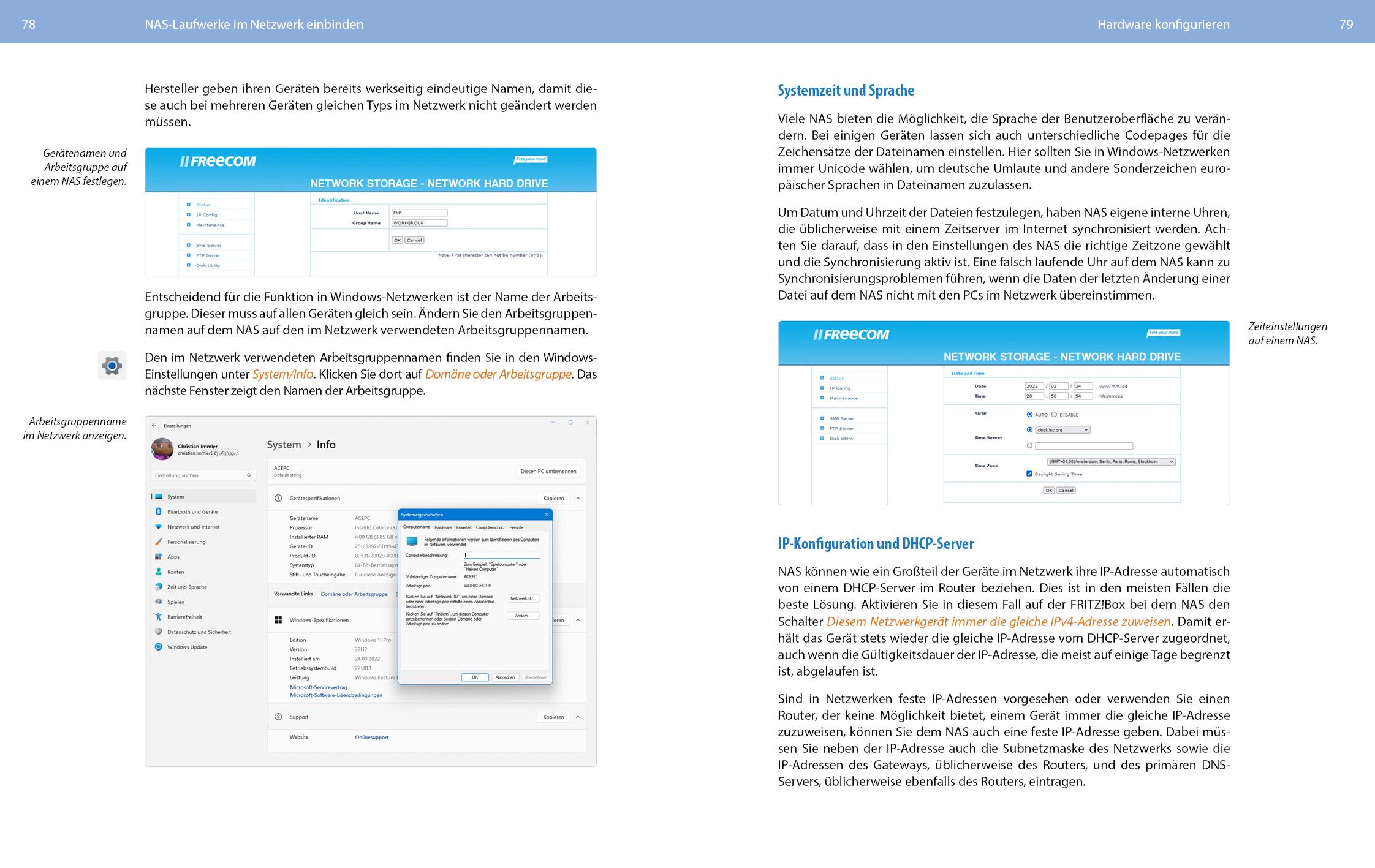 Beispielinhalt (Bild) Netzwerke mit Windows 11 - für Zuhause und Selbstständige