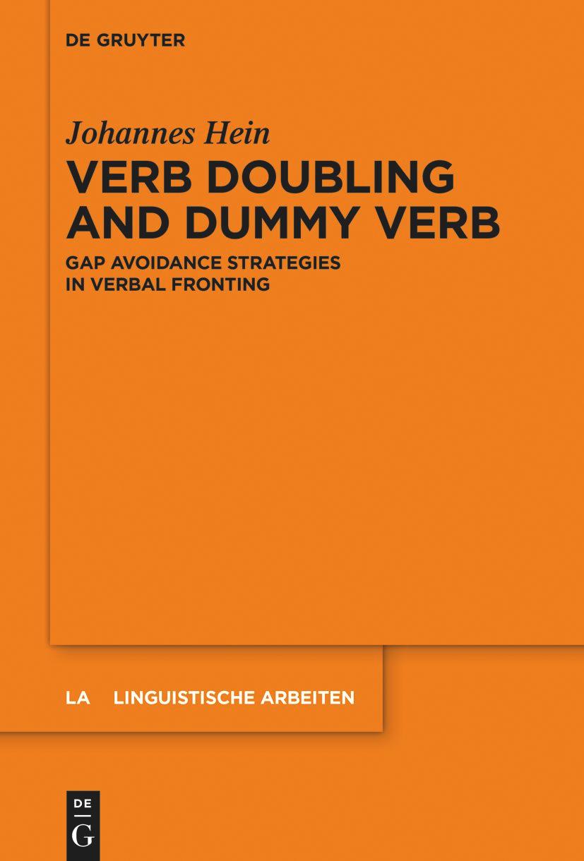 Vorderes Coverbild Verb Doubling and Dummy Verb