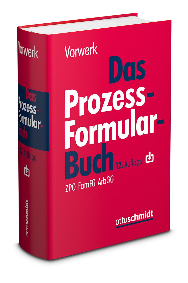 Vorderes Coverbild Das Prozessformularbuch