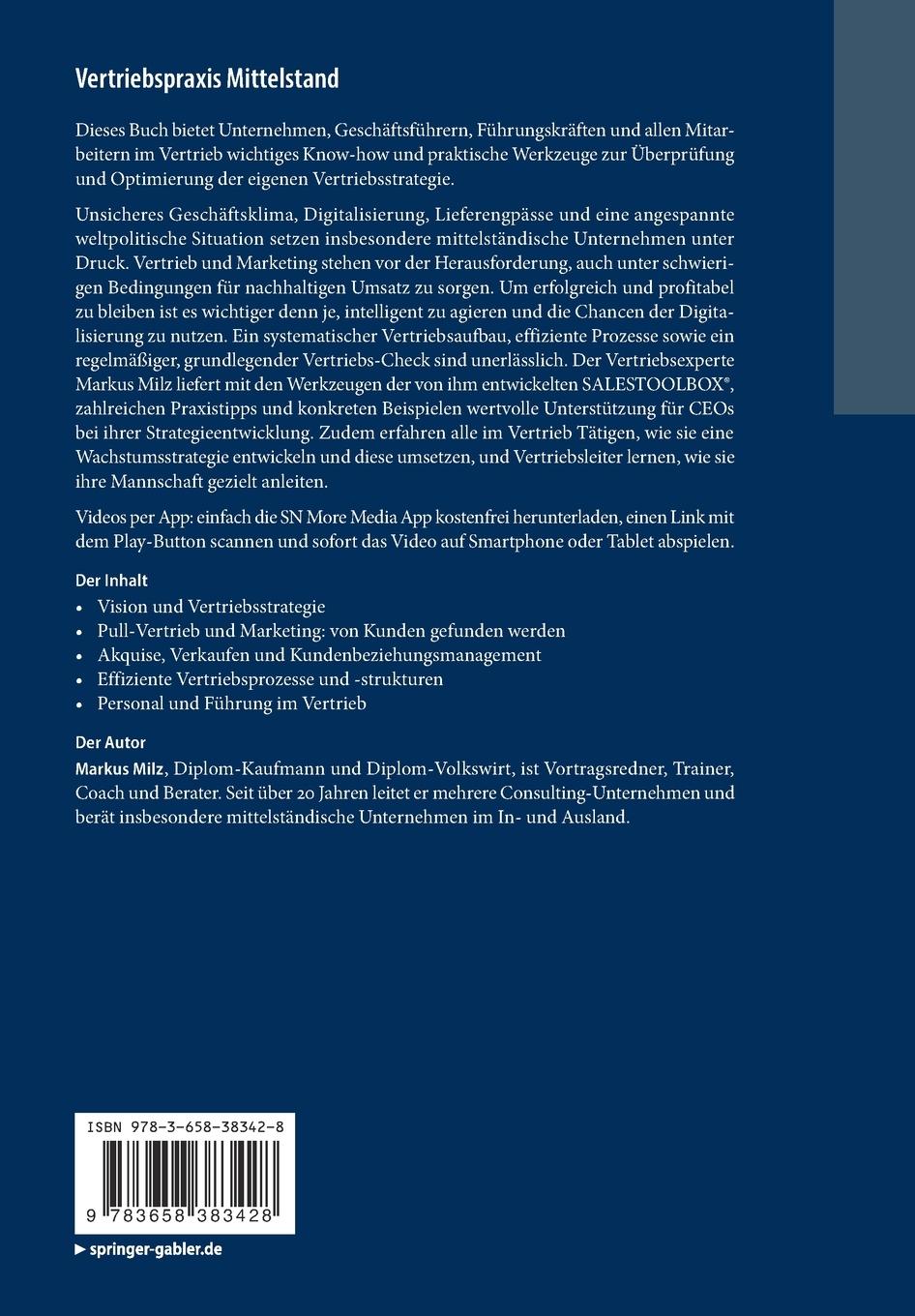 Rückseitencover Vertriebspraxis Mittelstand