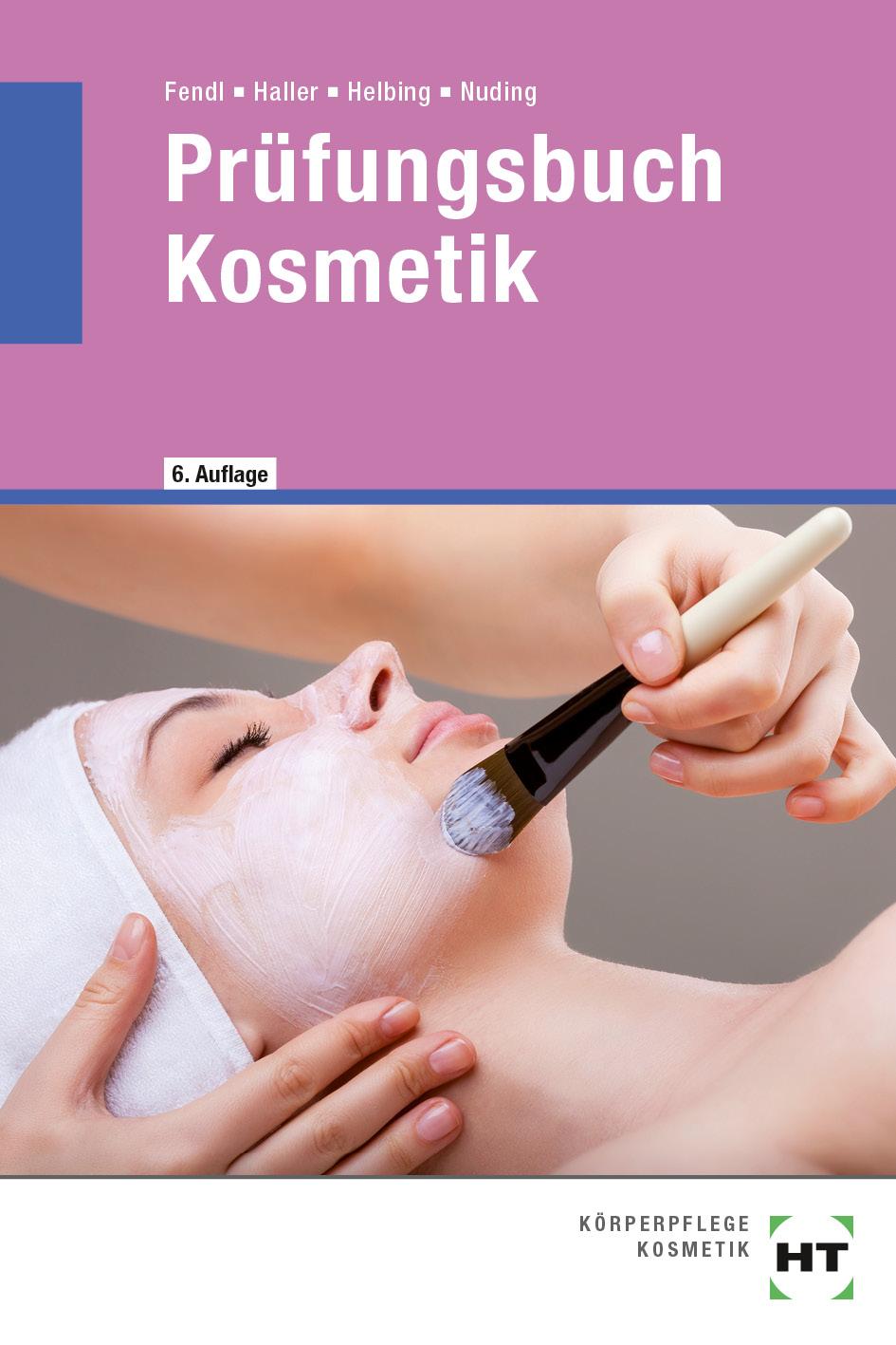 Vorderes Coverbild Prüfungsbuch Kosmetik