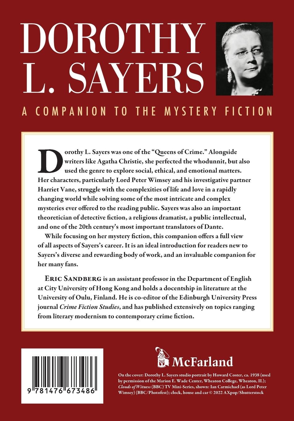 Rückseitencover Dorothy L. Sayers