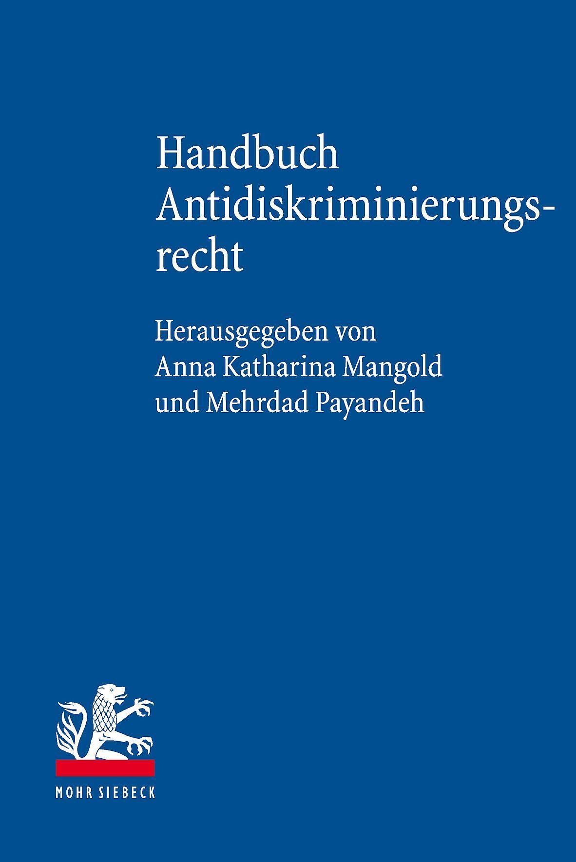 Vorderes Coverbild Handbuch Antidiskriminierungsrecht
