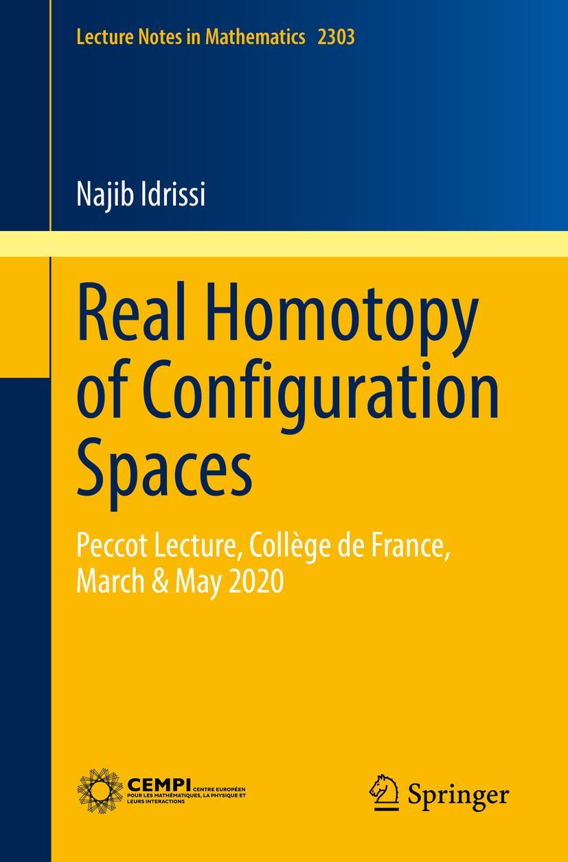 Vorderes Coverbild Real Homotopy of Configuration Spaces