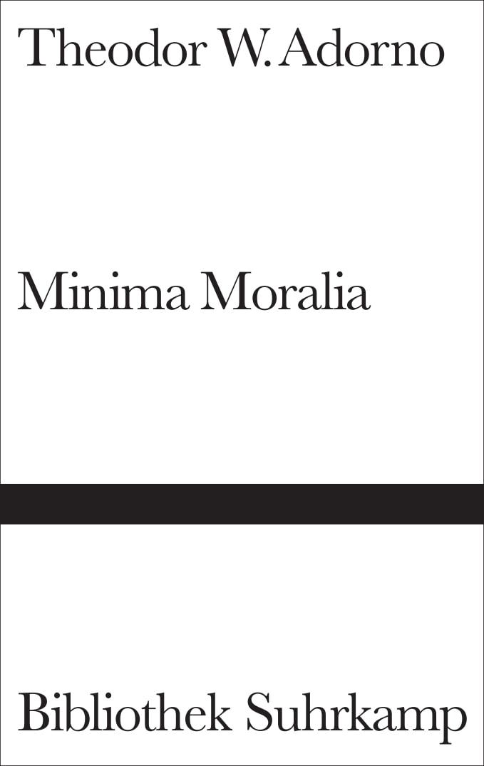 Vorderes Coverbild Minima Moralia