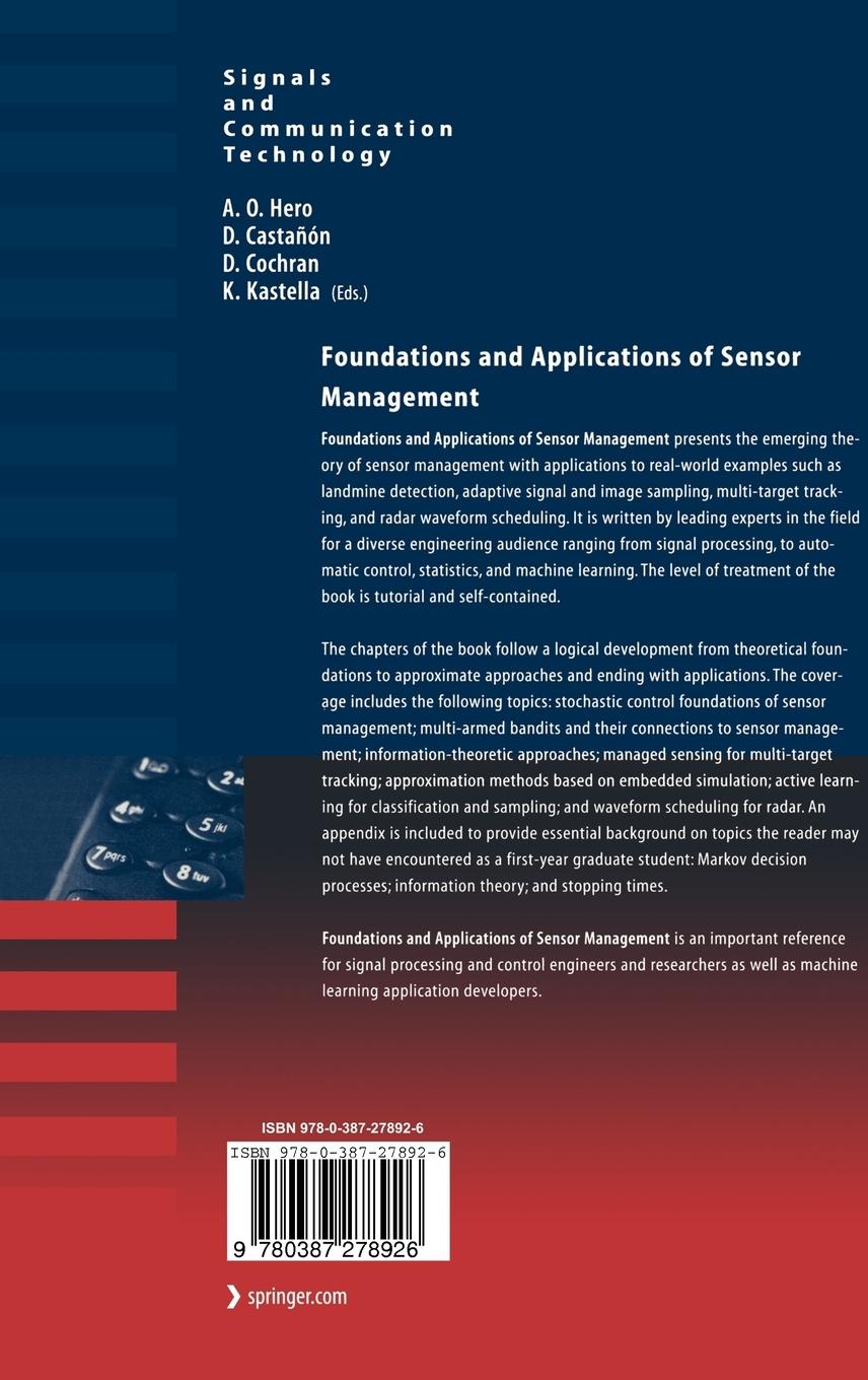 Rückseitencover Foundations and Applications of Sensor Management