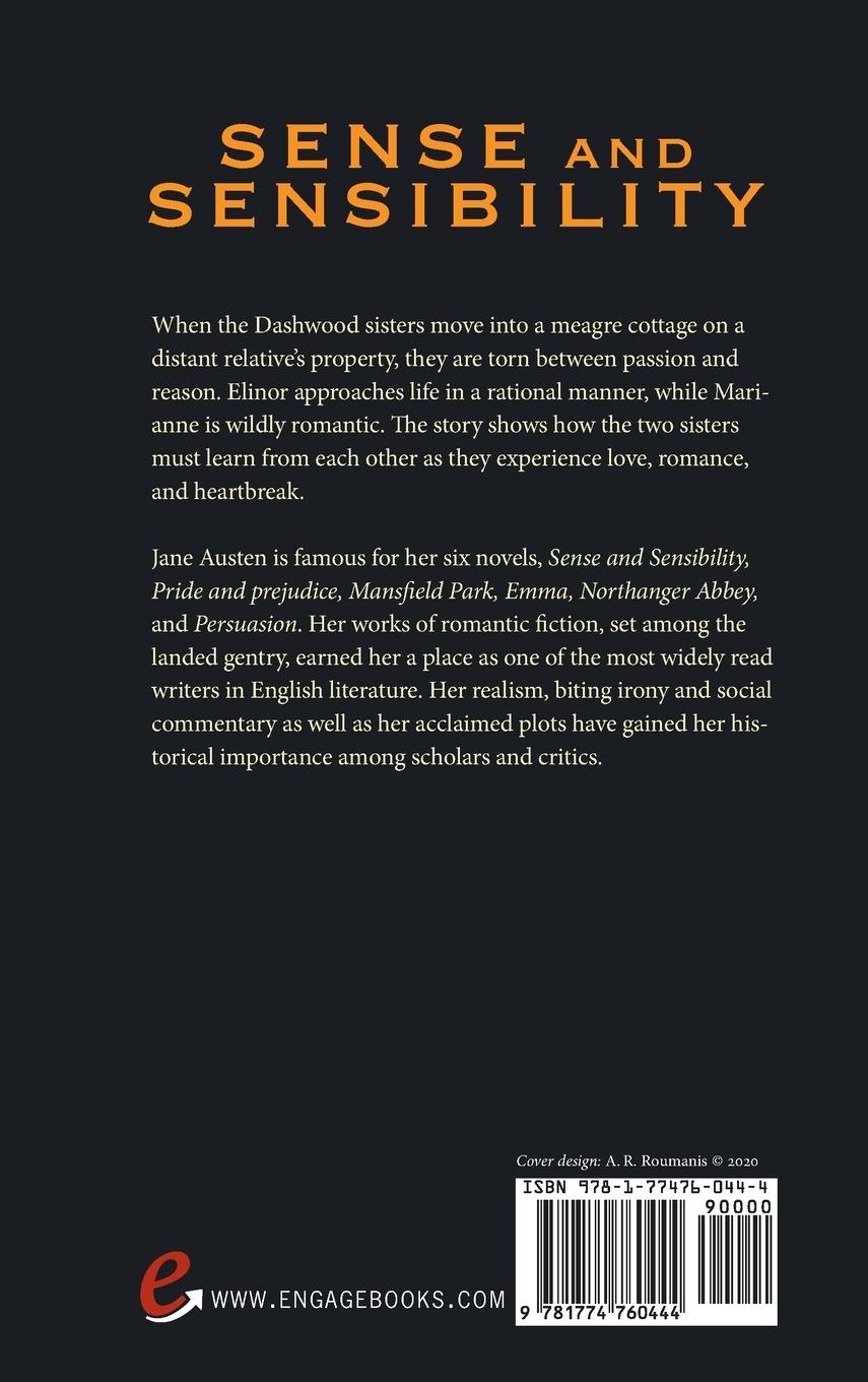 Rückseitencover Sense and Sensibility (Deluxe Library Edition)