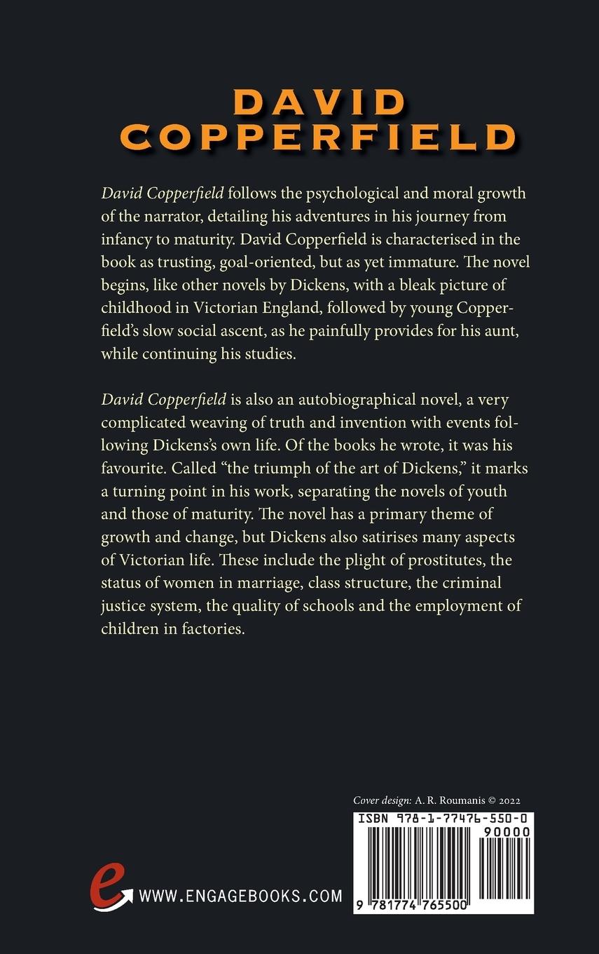 Rückseitencover David Copperfield (Deluxe Library Edition)