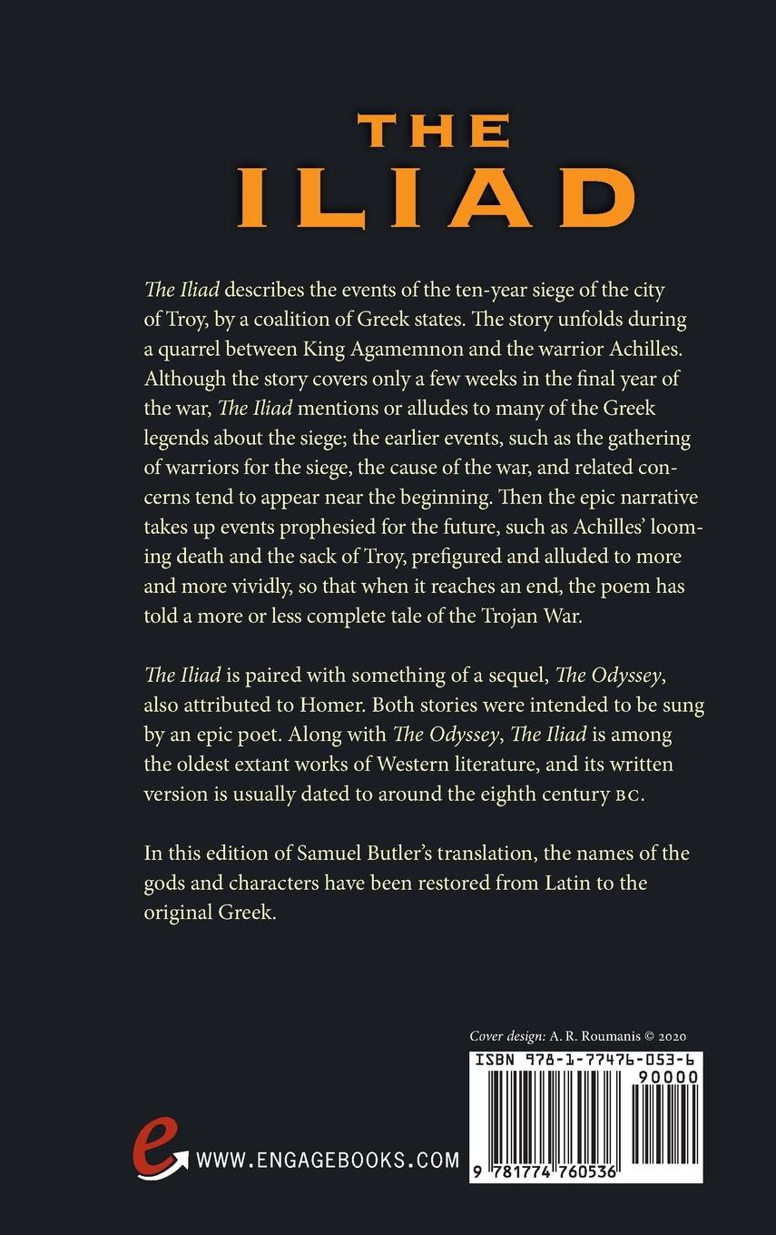 Rückseitencover The Iliad (Deluxe Library Edition)