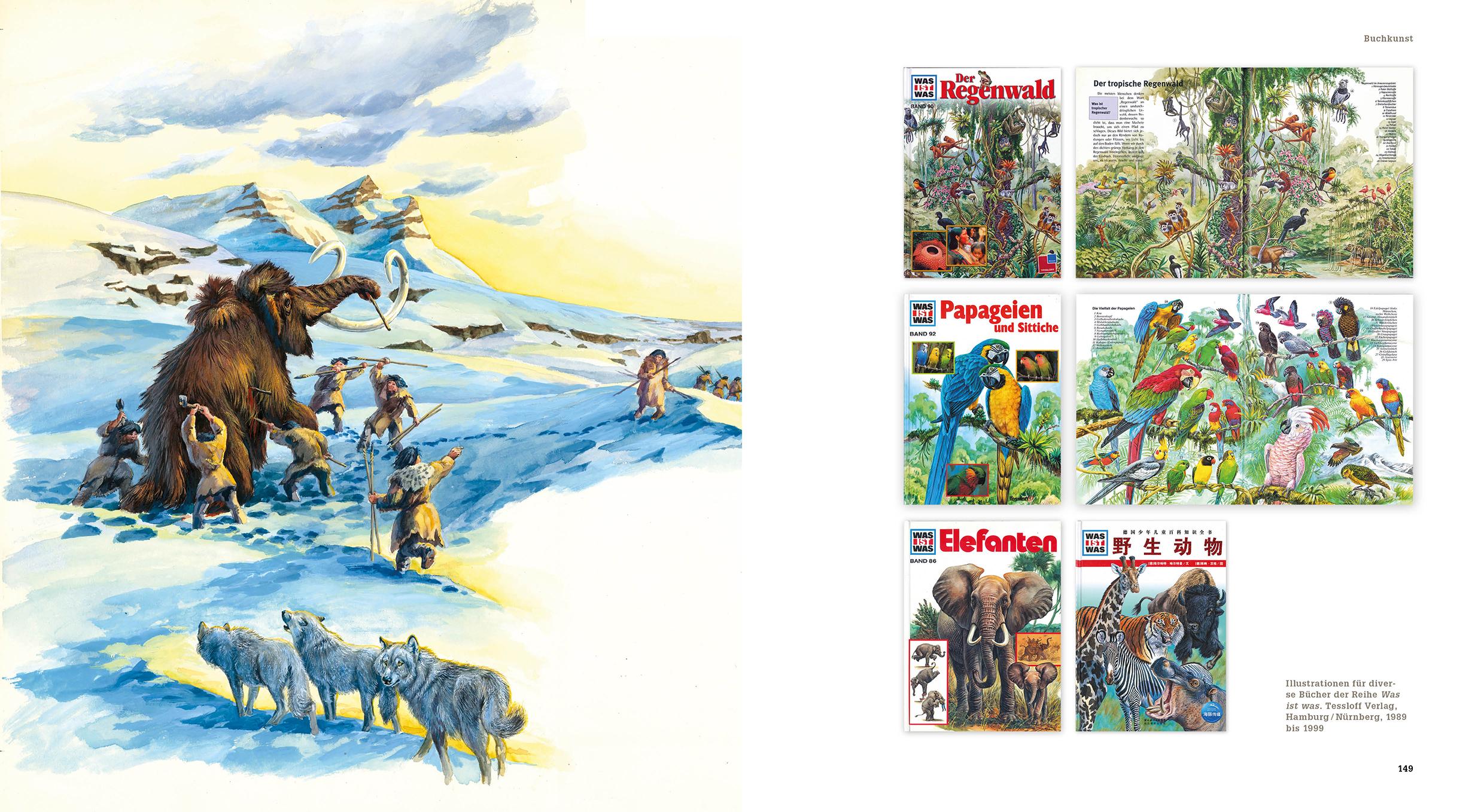 Beispielinhalt (Bild) Die Tierwelten von Reiner Zieger