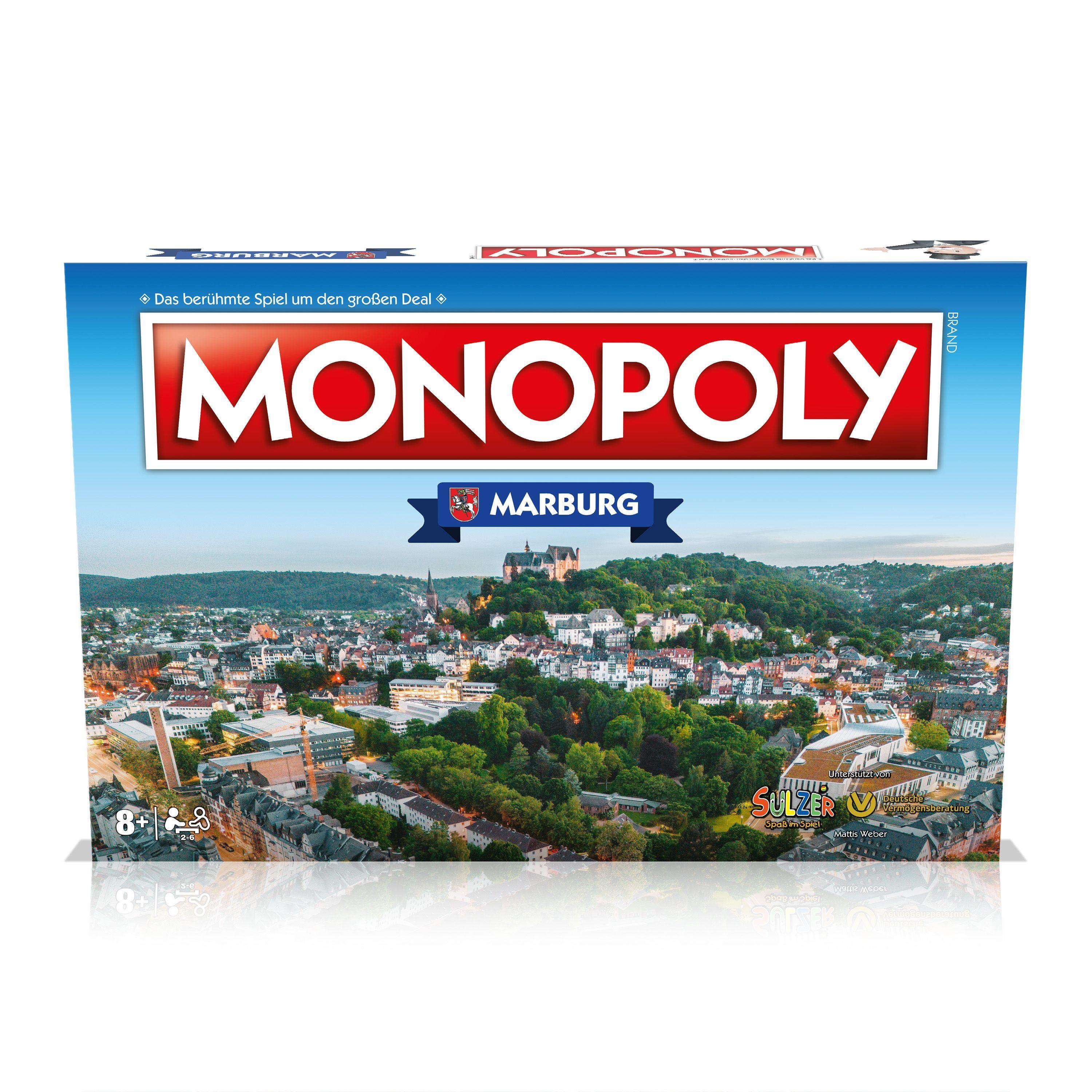 Vorderes Coverbild Monopoly Marburg