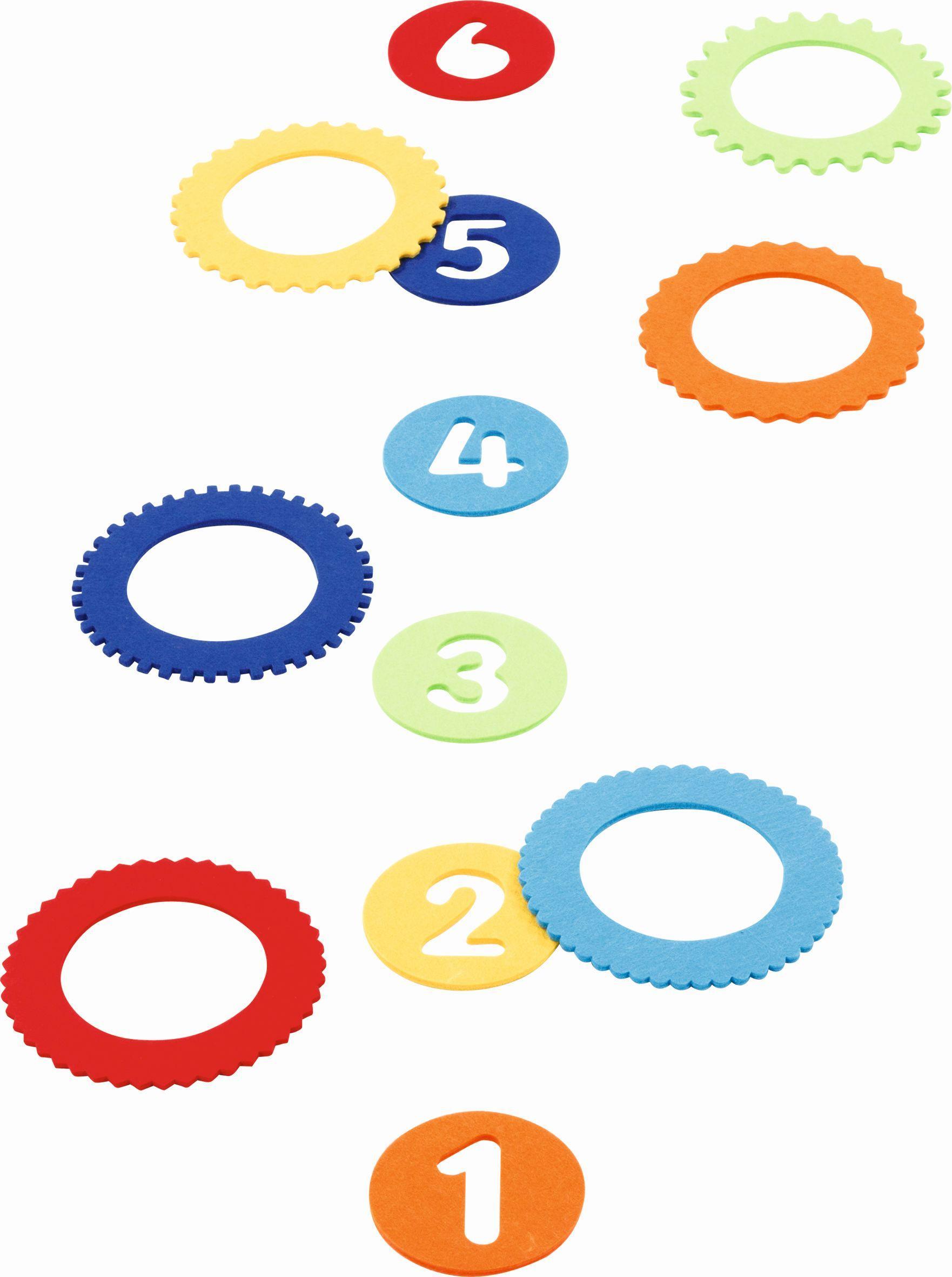 Beispielinhalt (Bild) Ringwurfspiel mit 6 Filzringen