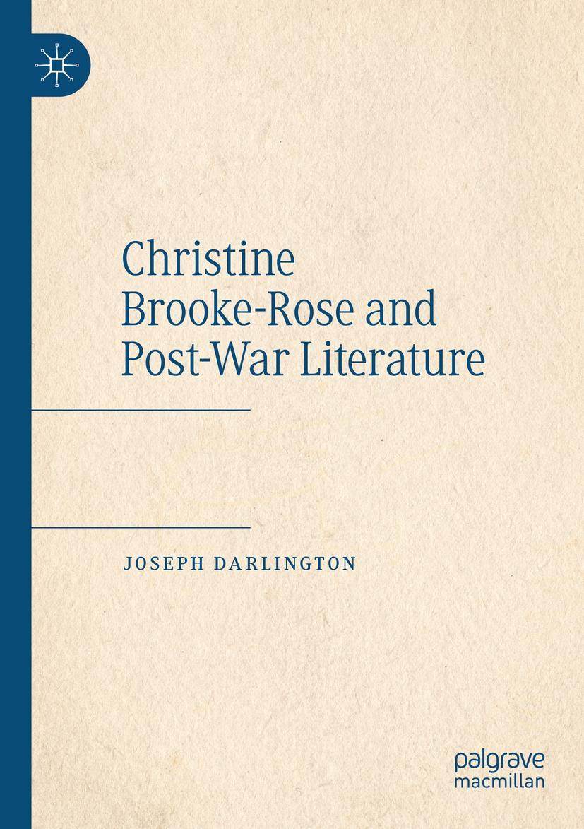 Vorderes Coverbild Christine Brooke-Rose and Post-War Literature