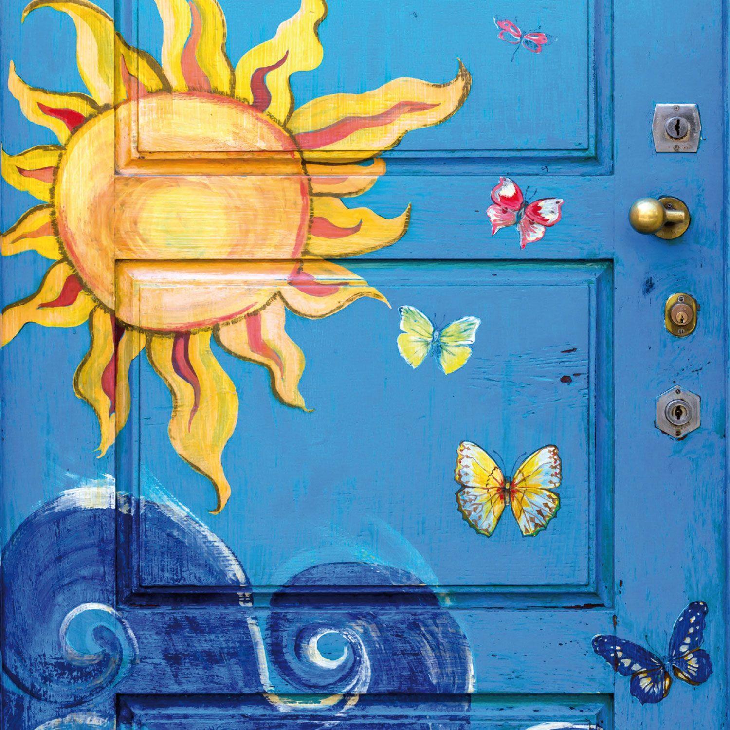 Beispielinhalt (Bild) Gute Laune Block Danke