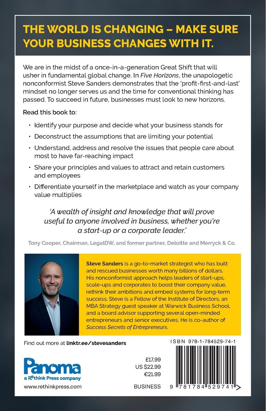 Rückseitencover Five Horizons