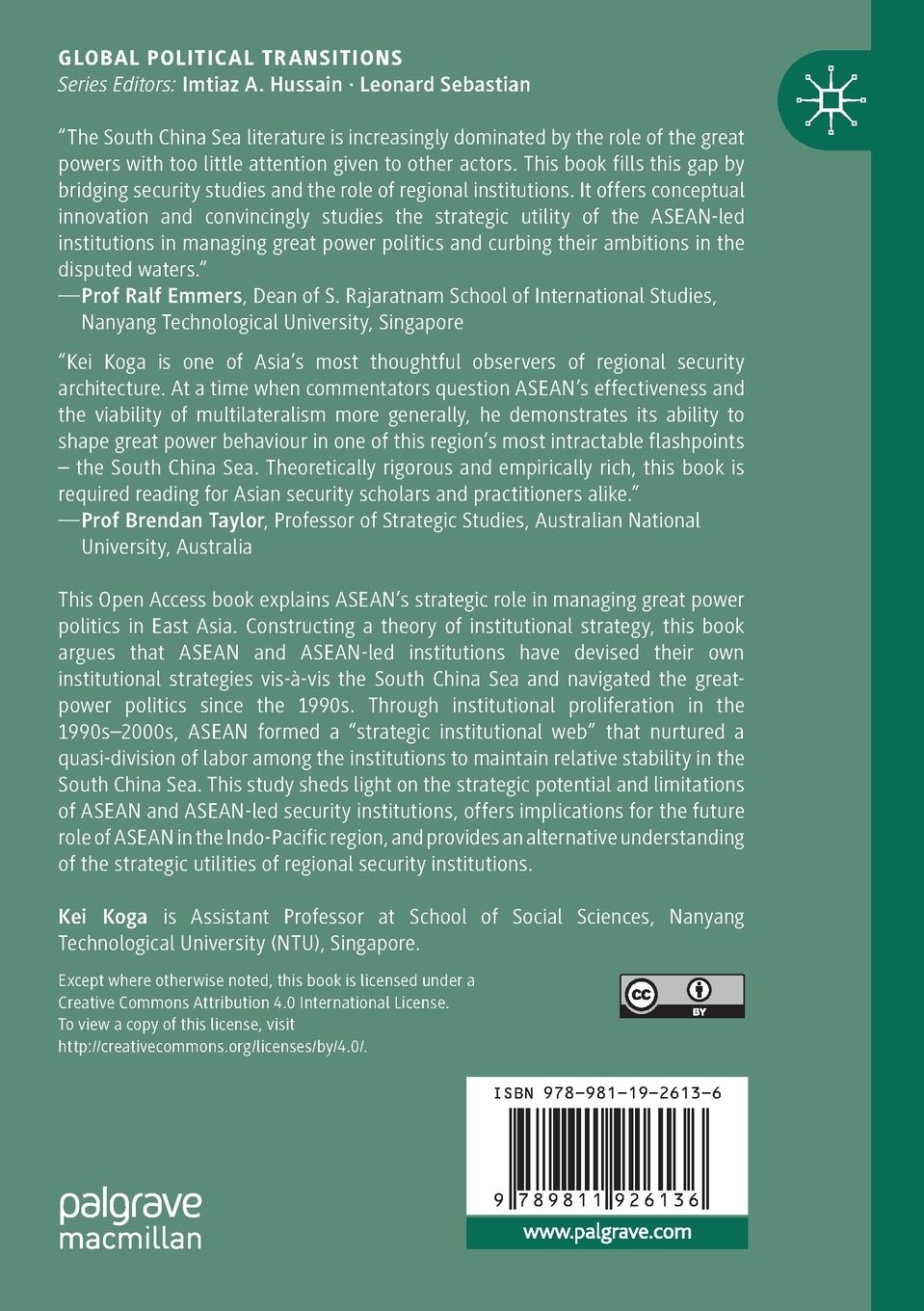 Rückseitencover Managing Great Power Politics