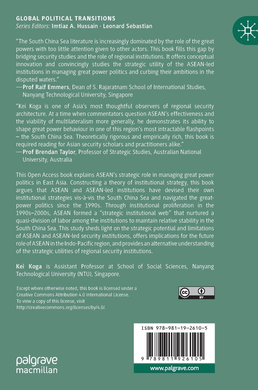 Rückseitencover Managing Great Power Politics