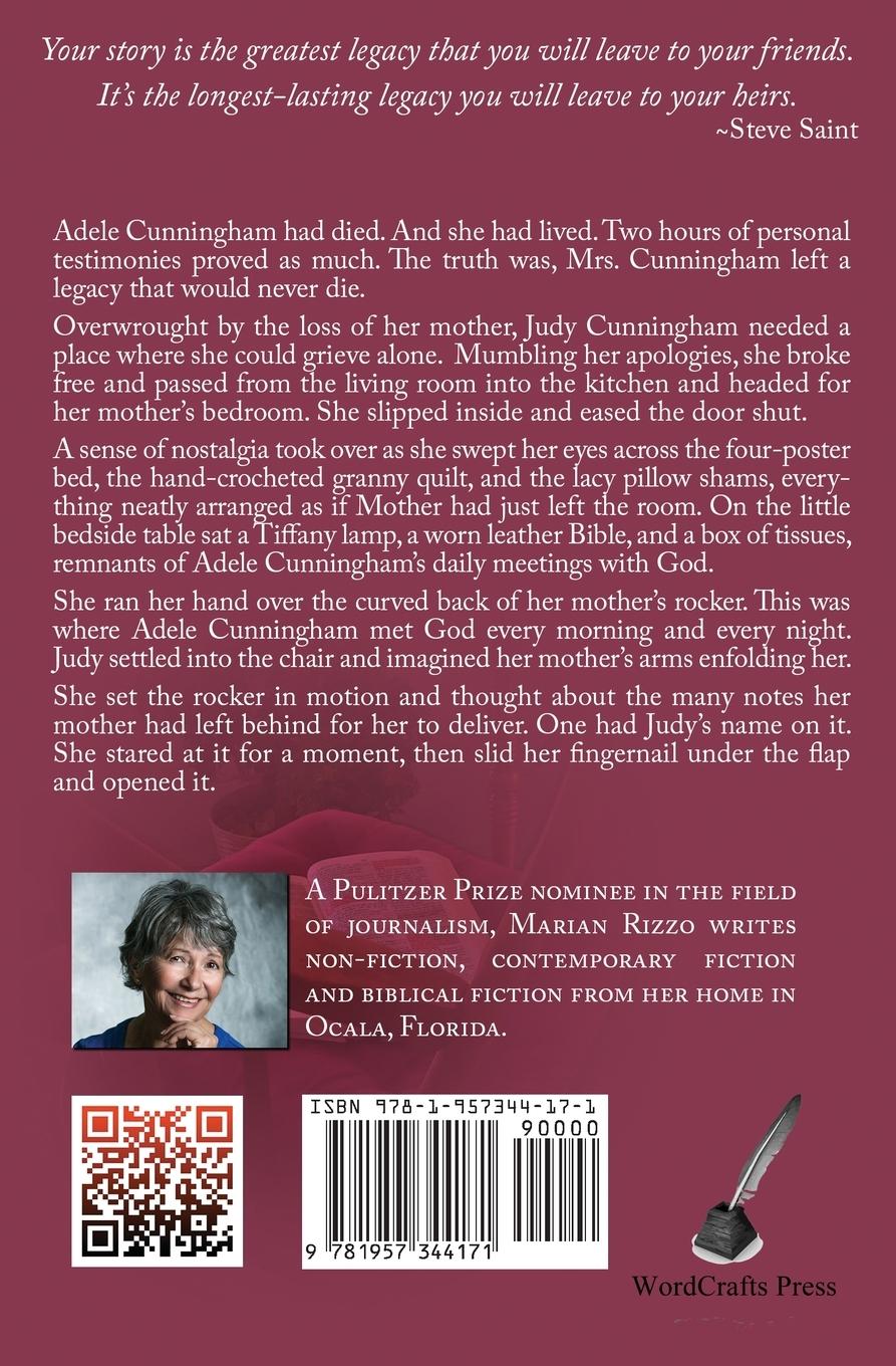 Rückseitencover The Legacy of Mrs. Cunningham