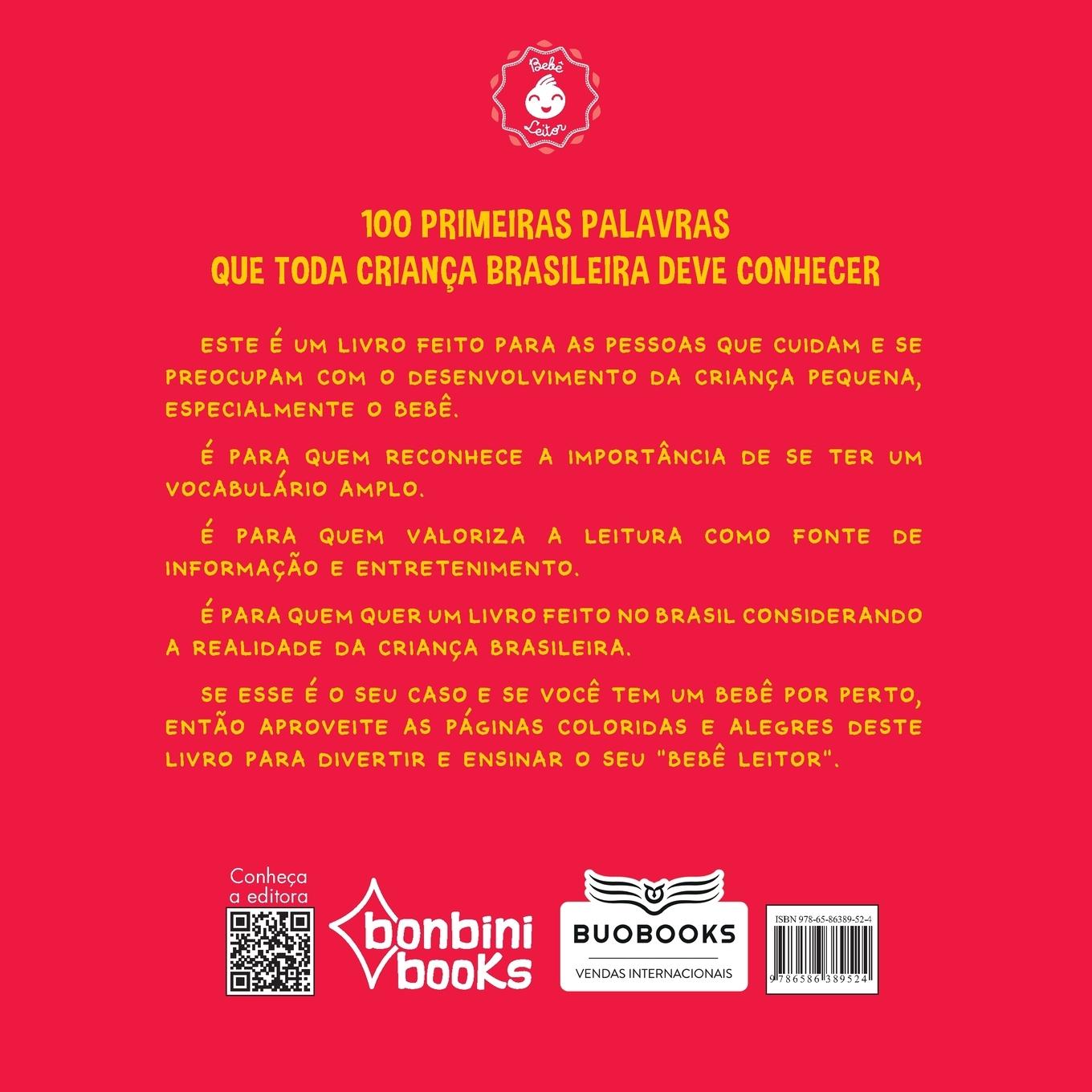 Rückseitencover 100 PRIMEIRAS PALAVRAS - ALIMENTOS