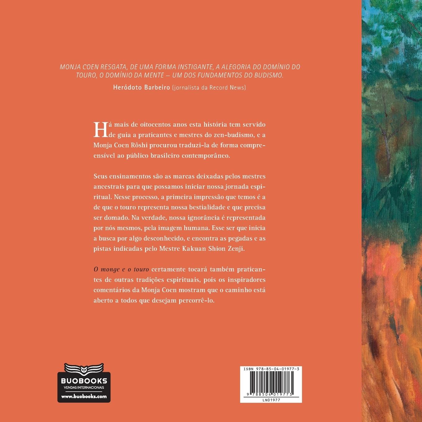 Rückseitencover O monge e o touro