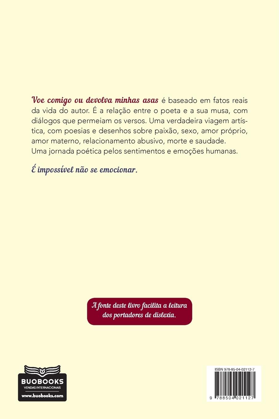 Rückseitencover Voe comigo ou devolva minhas asas